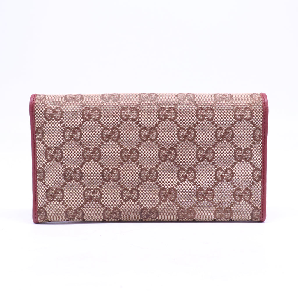 Pre-Owned  Gucci GG canvas wallet W20904