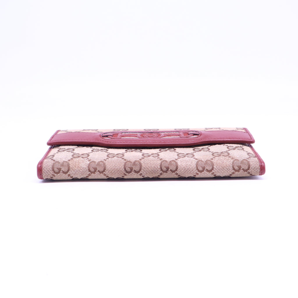 Pre-Owned  Gucci GG canvas wallet W20904