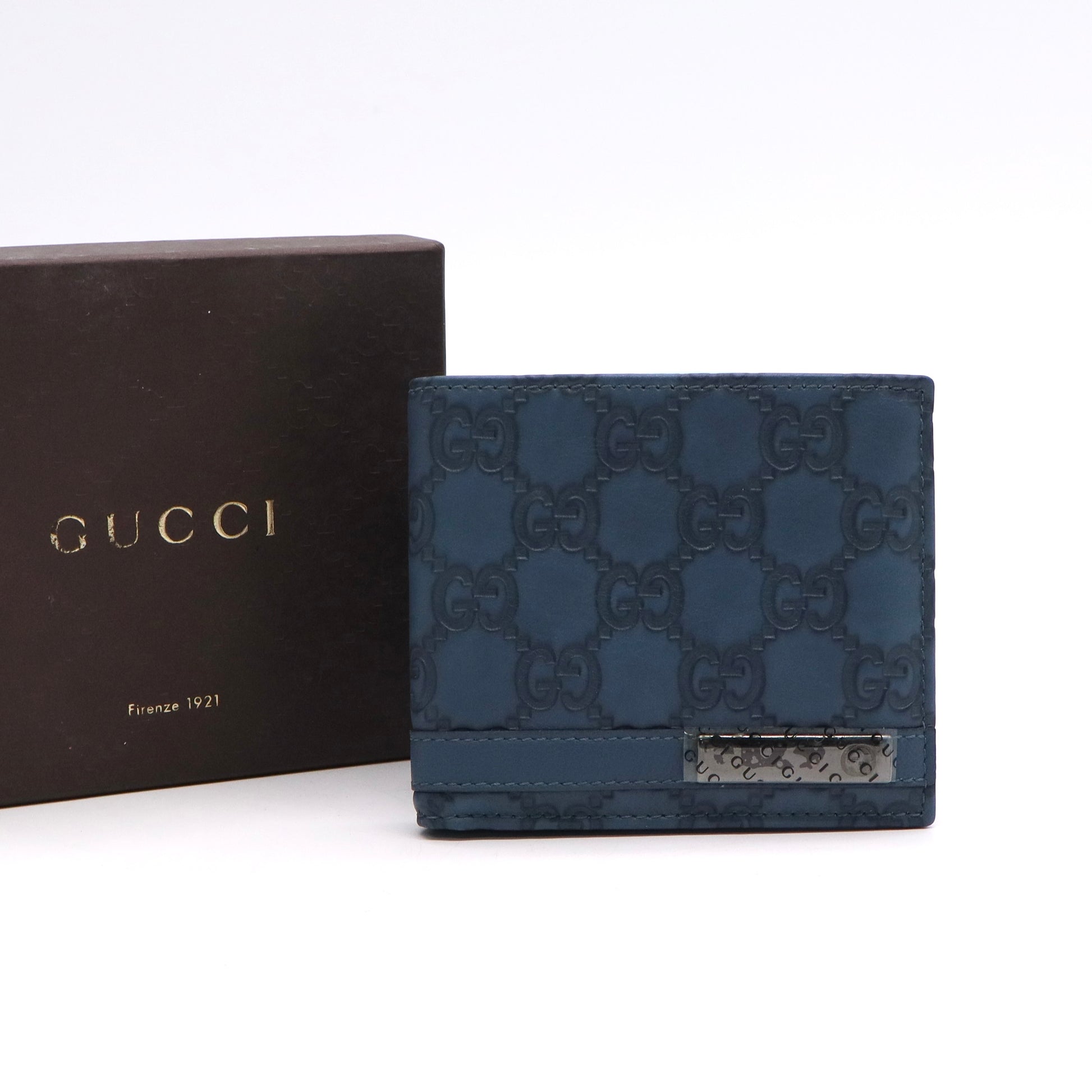 Gucci GG Leather wallet Twins W20428