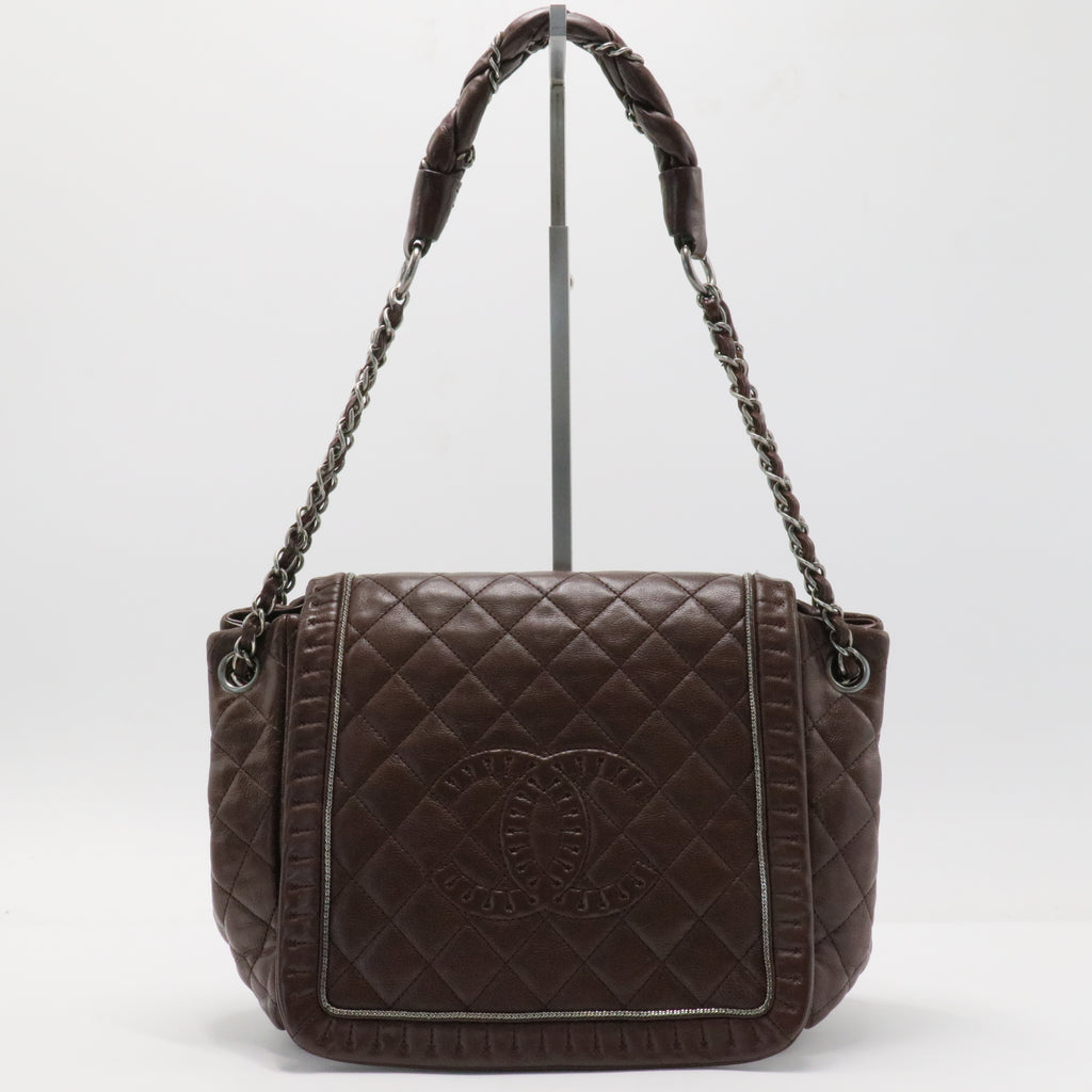 Calfskin Quilted Istanbul Accordion Flap