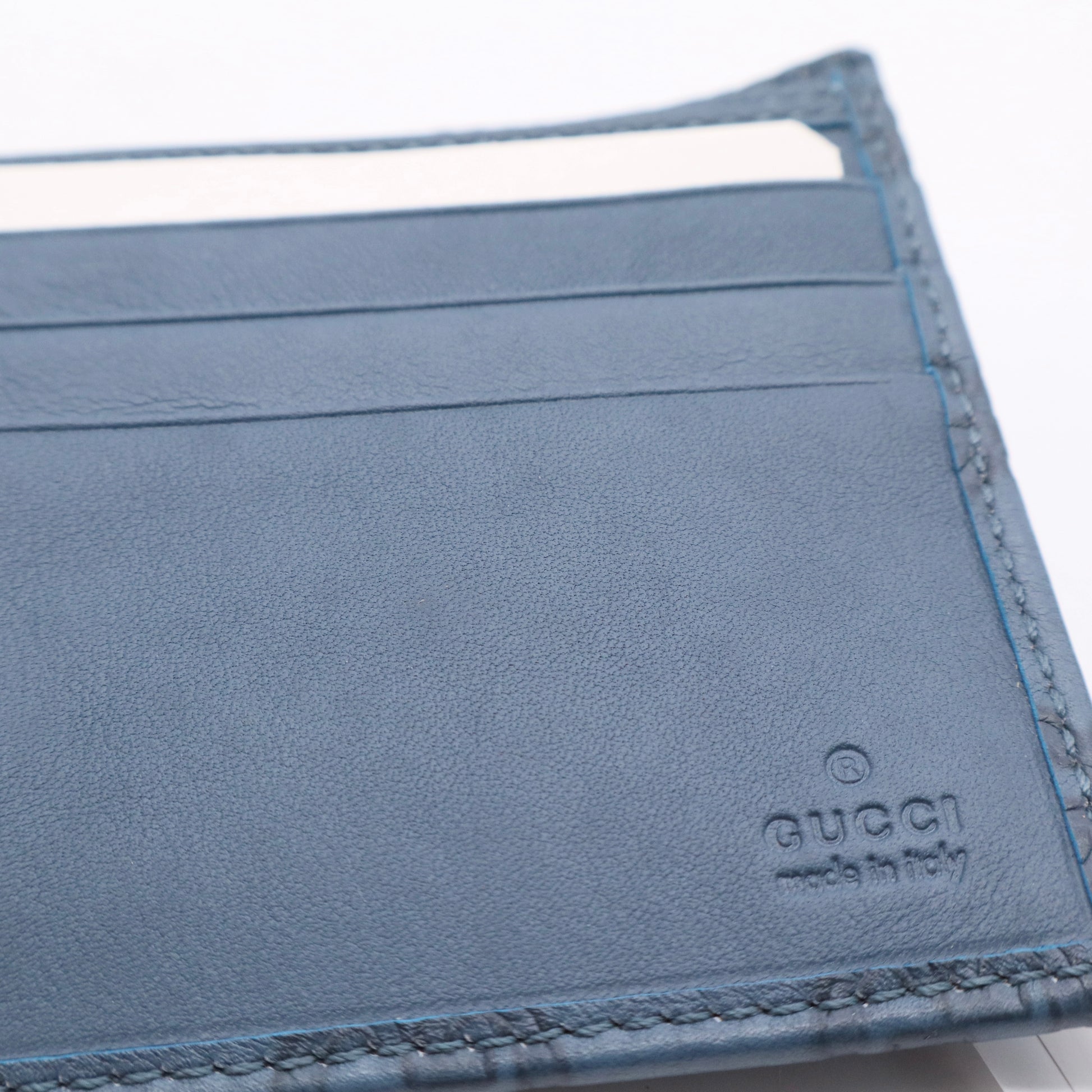 Gucci GG Leather wallet Twins W20428