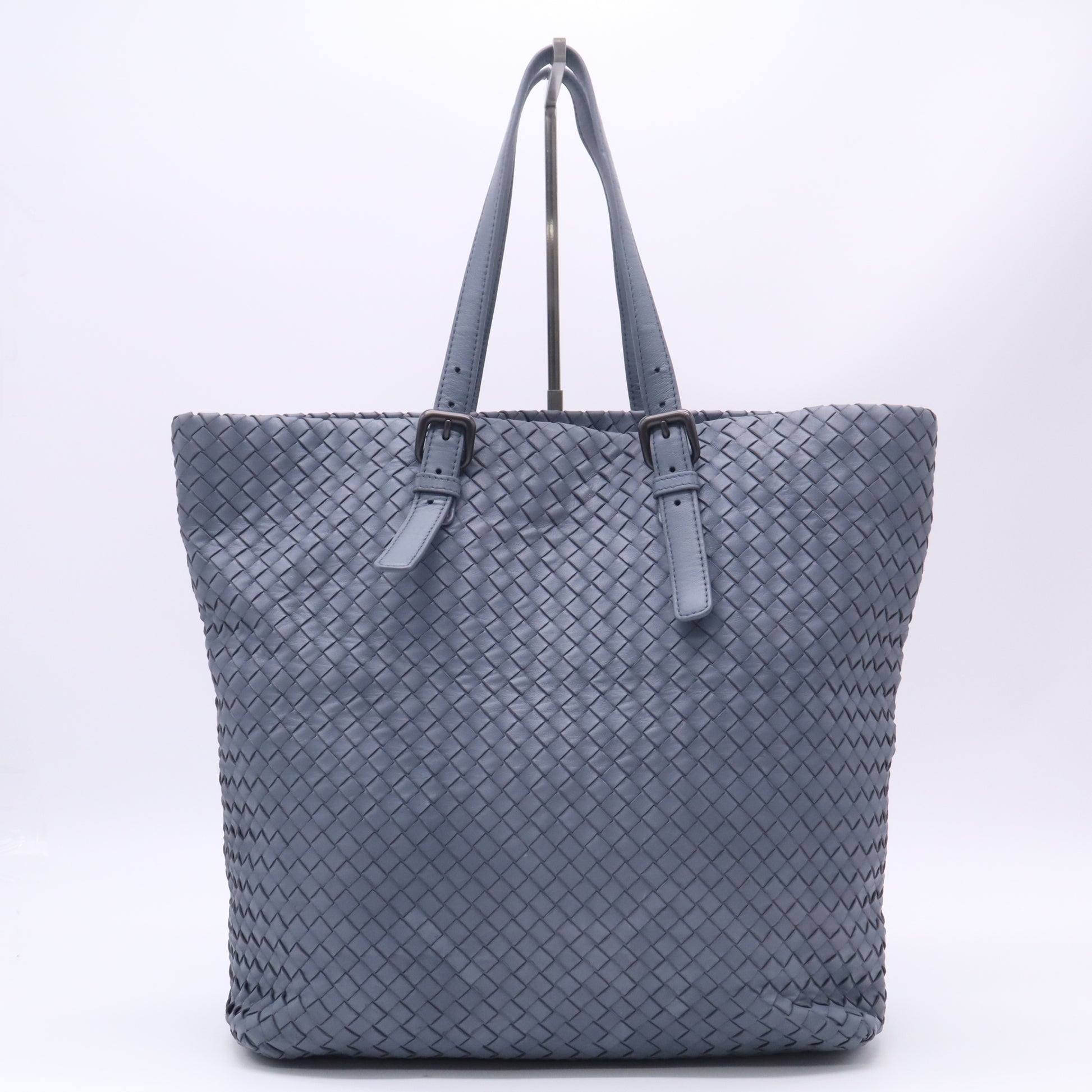 Tote Bag Intrecciato Nappa Blue B23427