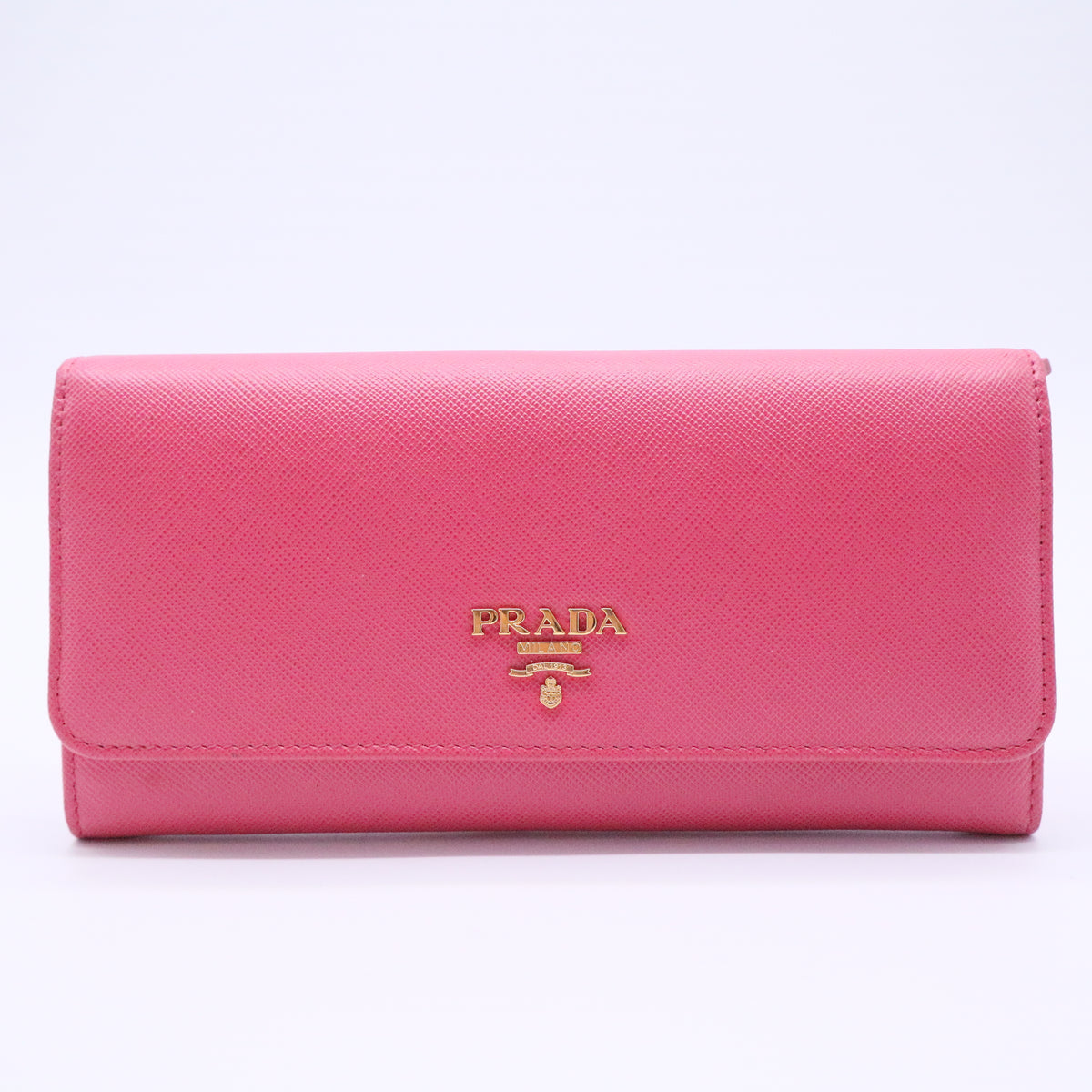 Ibisco Saffiano Metal Leather Continental Wallet