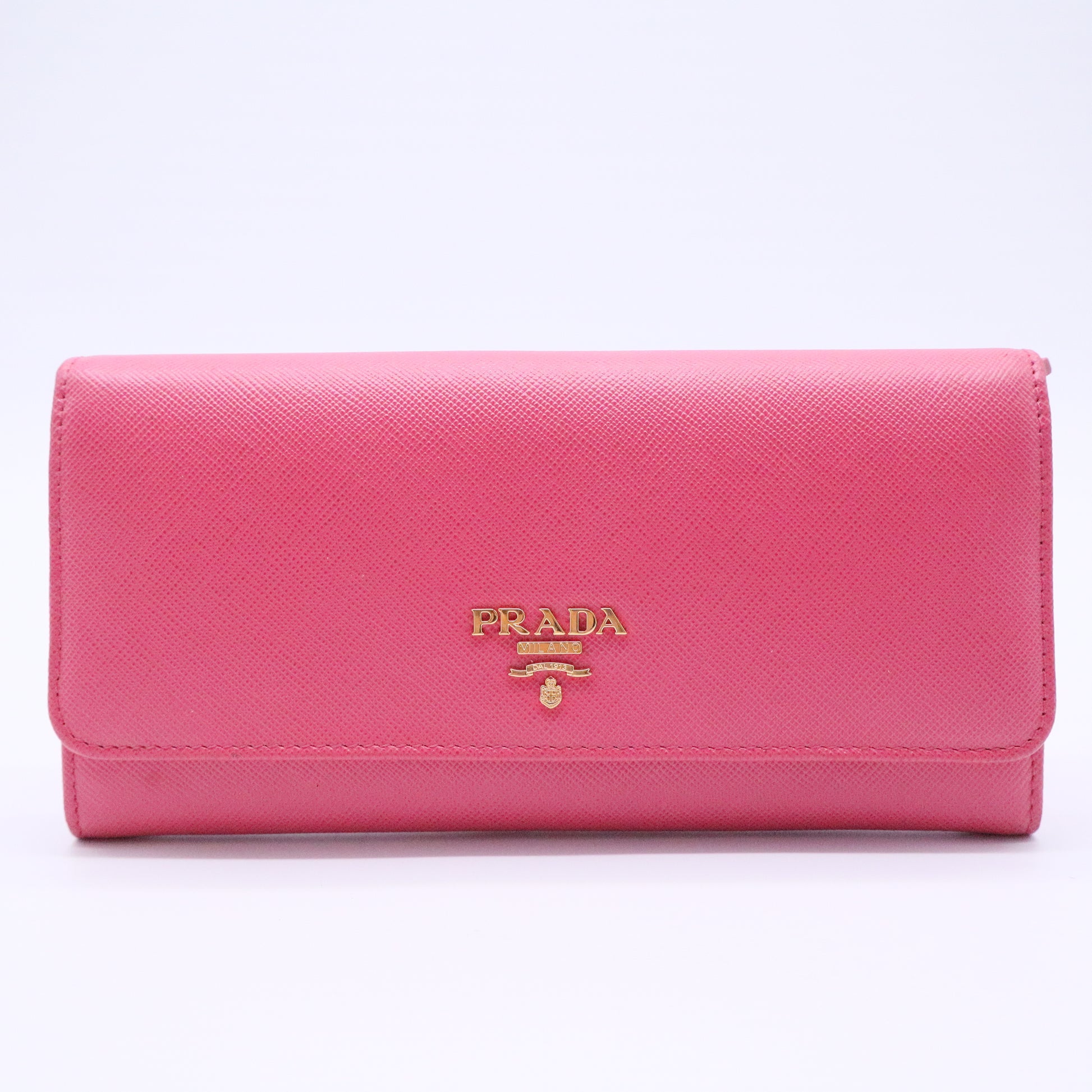 Ibisco Saffiano Metal Leather Continental Wallet
