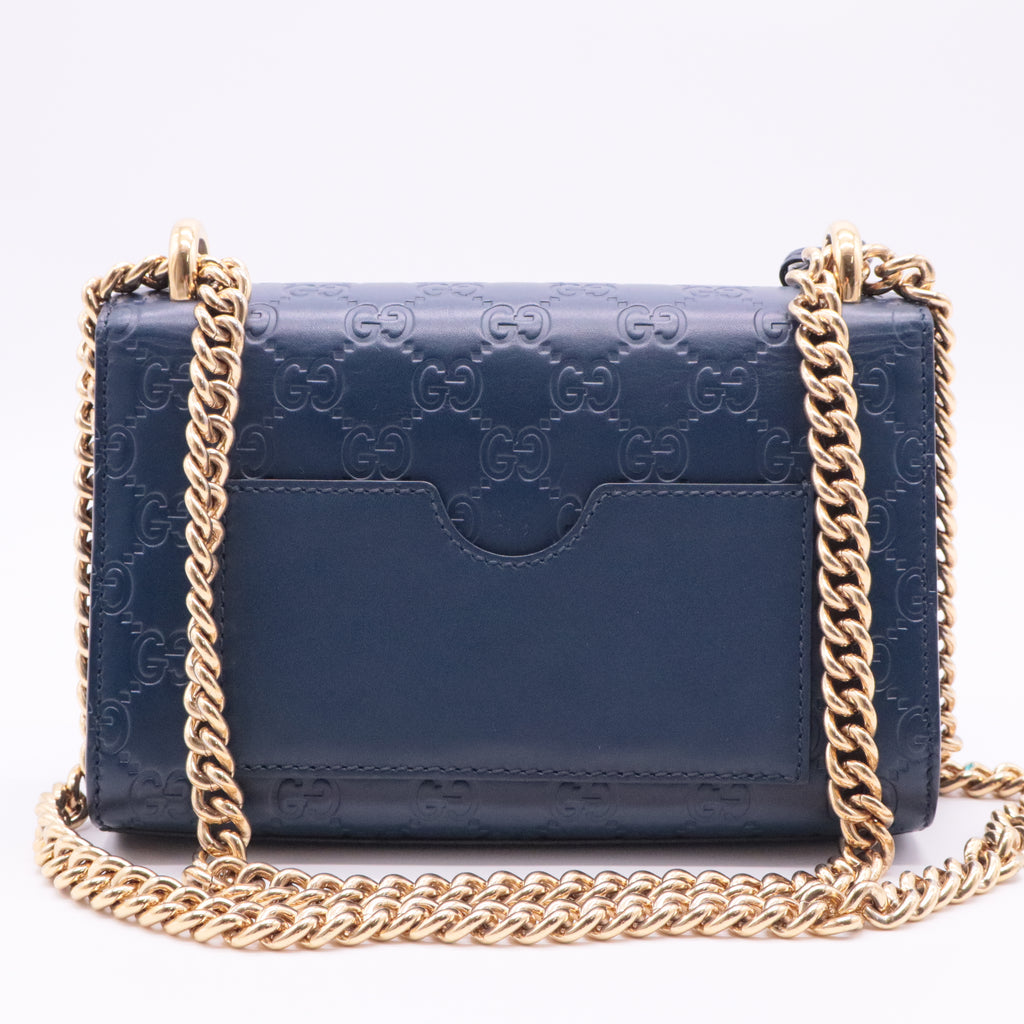 Gucci Padlock Shoulder Bag Guccissima Leather Small