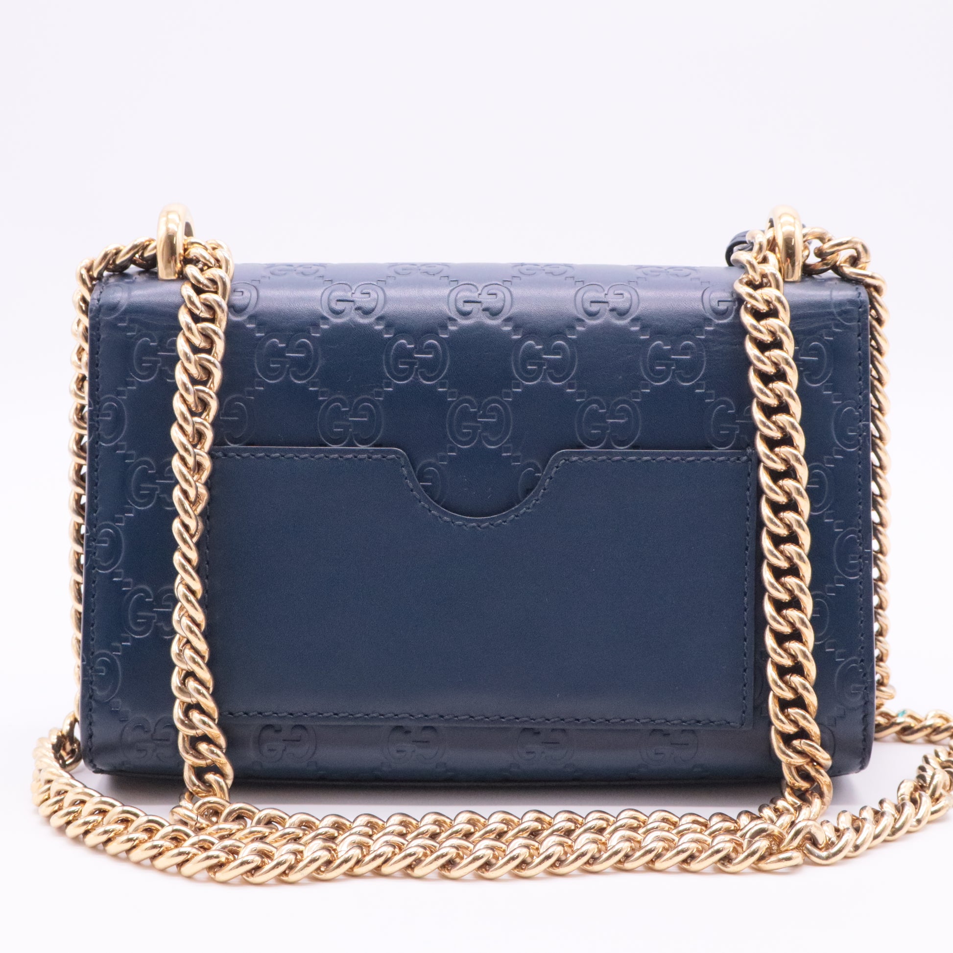 Gucci Padlock Shoulder Bag Guccissima Leather Small