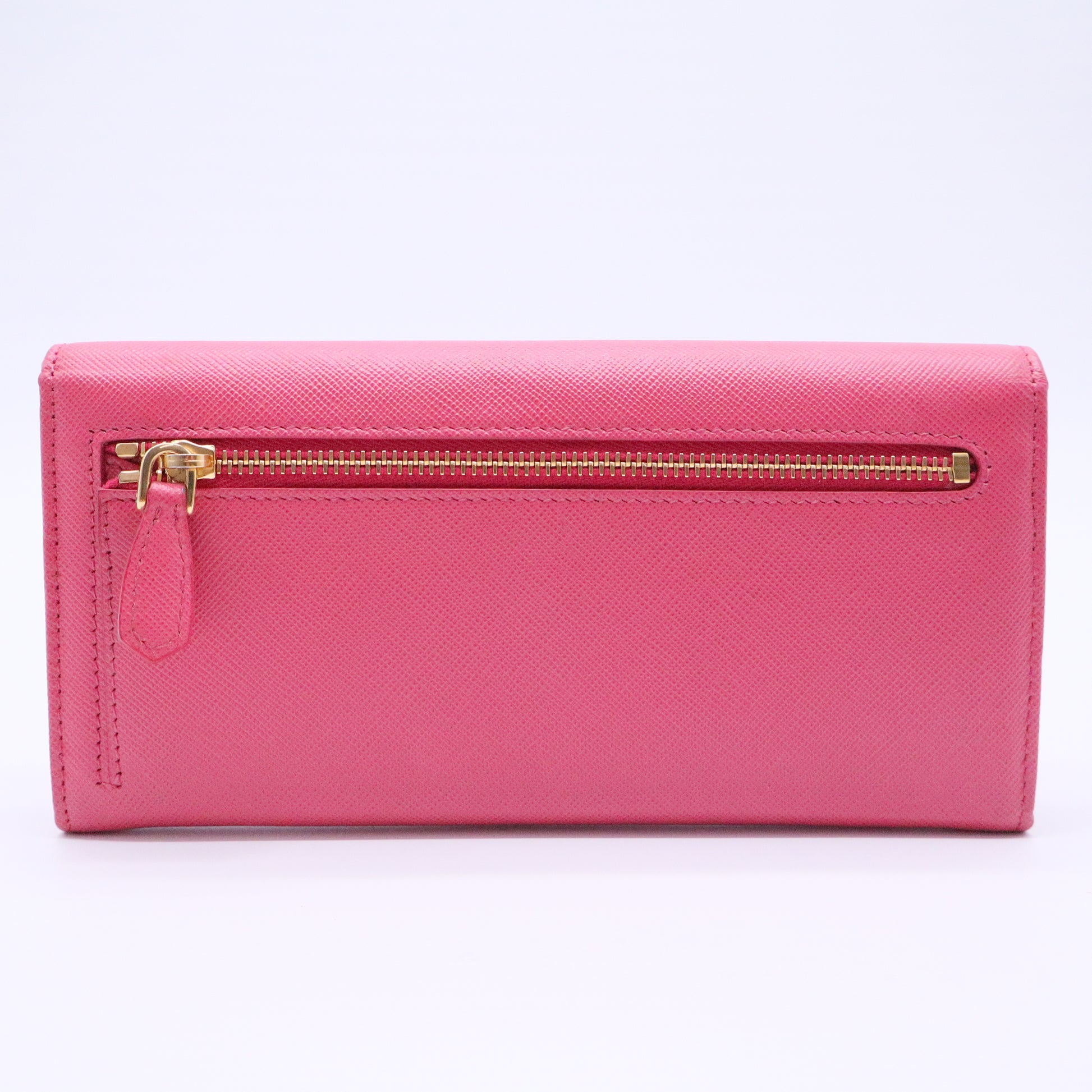 Ibisco Saffiano Metal Leather Continental Wallet