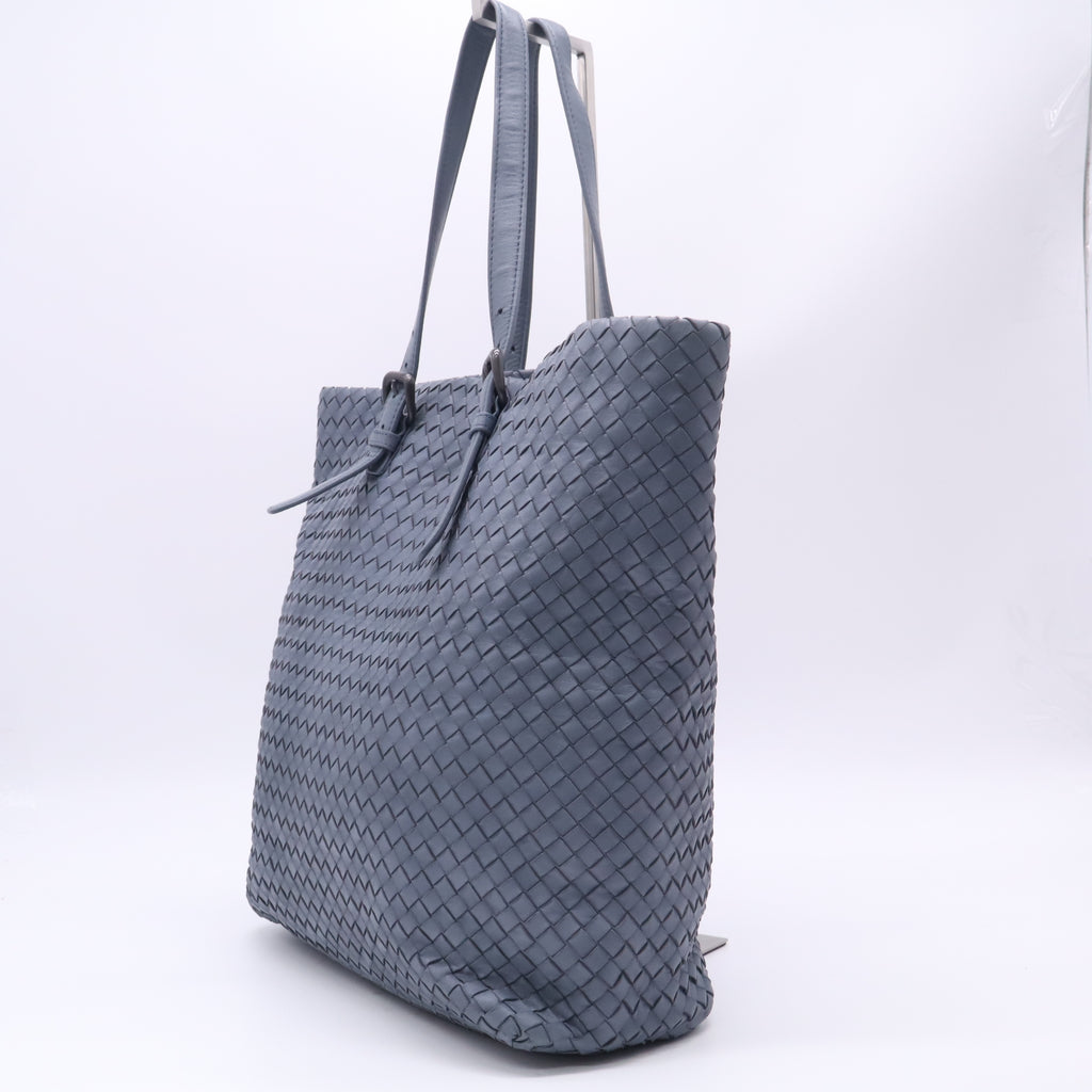 Tote Bag Intrecciato Nappa Blue B23427