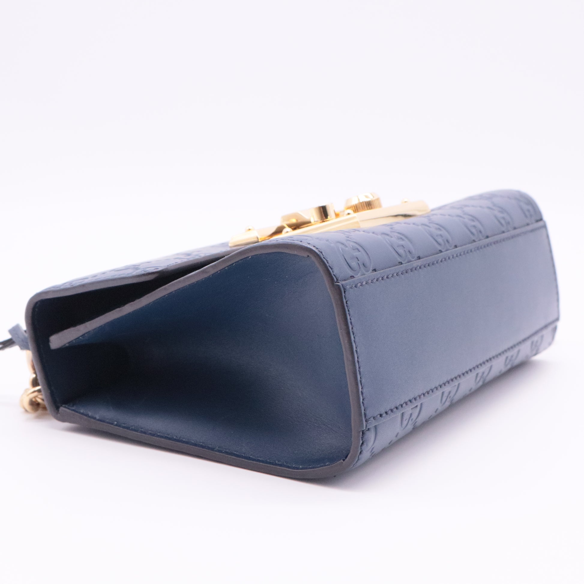 Gucci Padlock Shoulder Bag Guccissima Leather Small