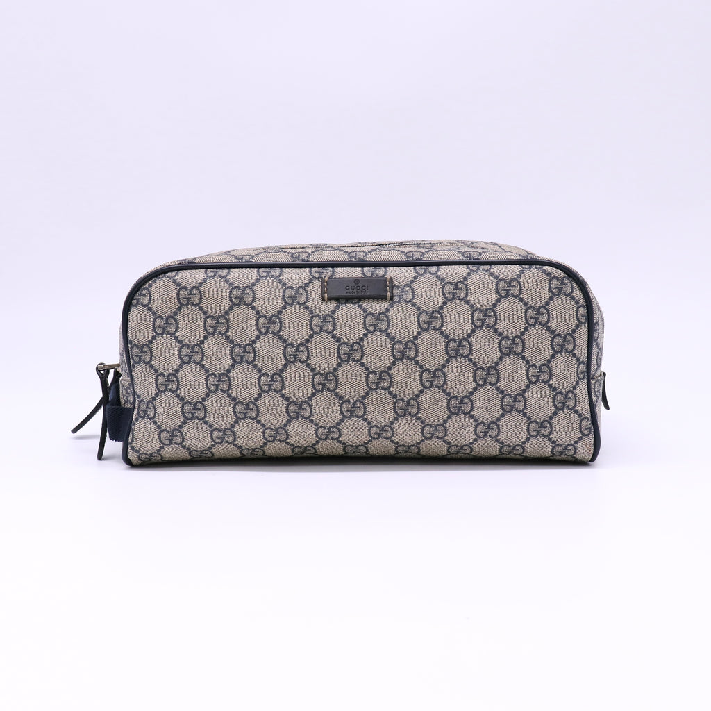 GG Supreme Monogram Toiletry Case Twins W21668