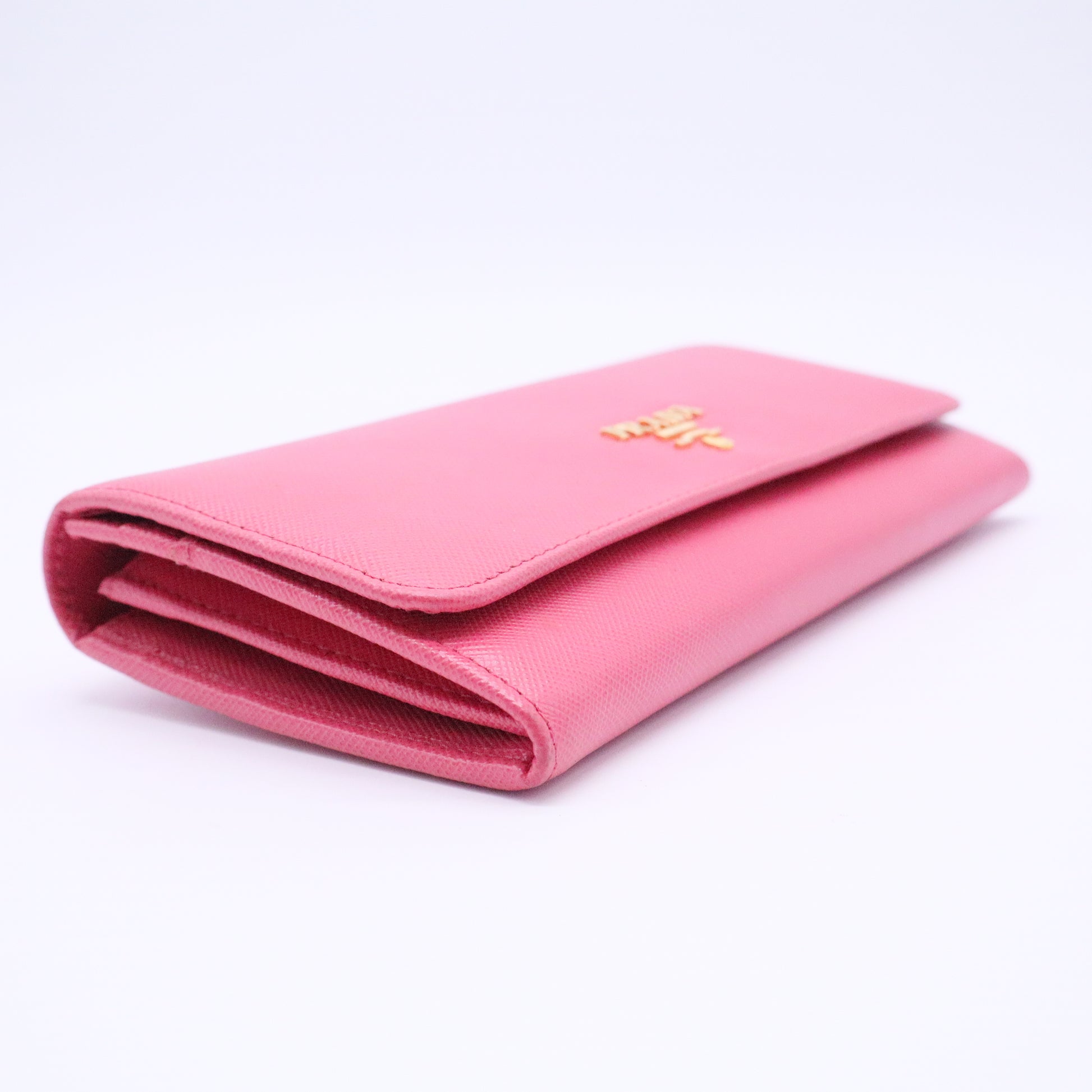 Ibisco Saffiano Metal Leather Continental Wallet