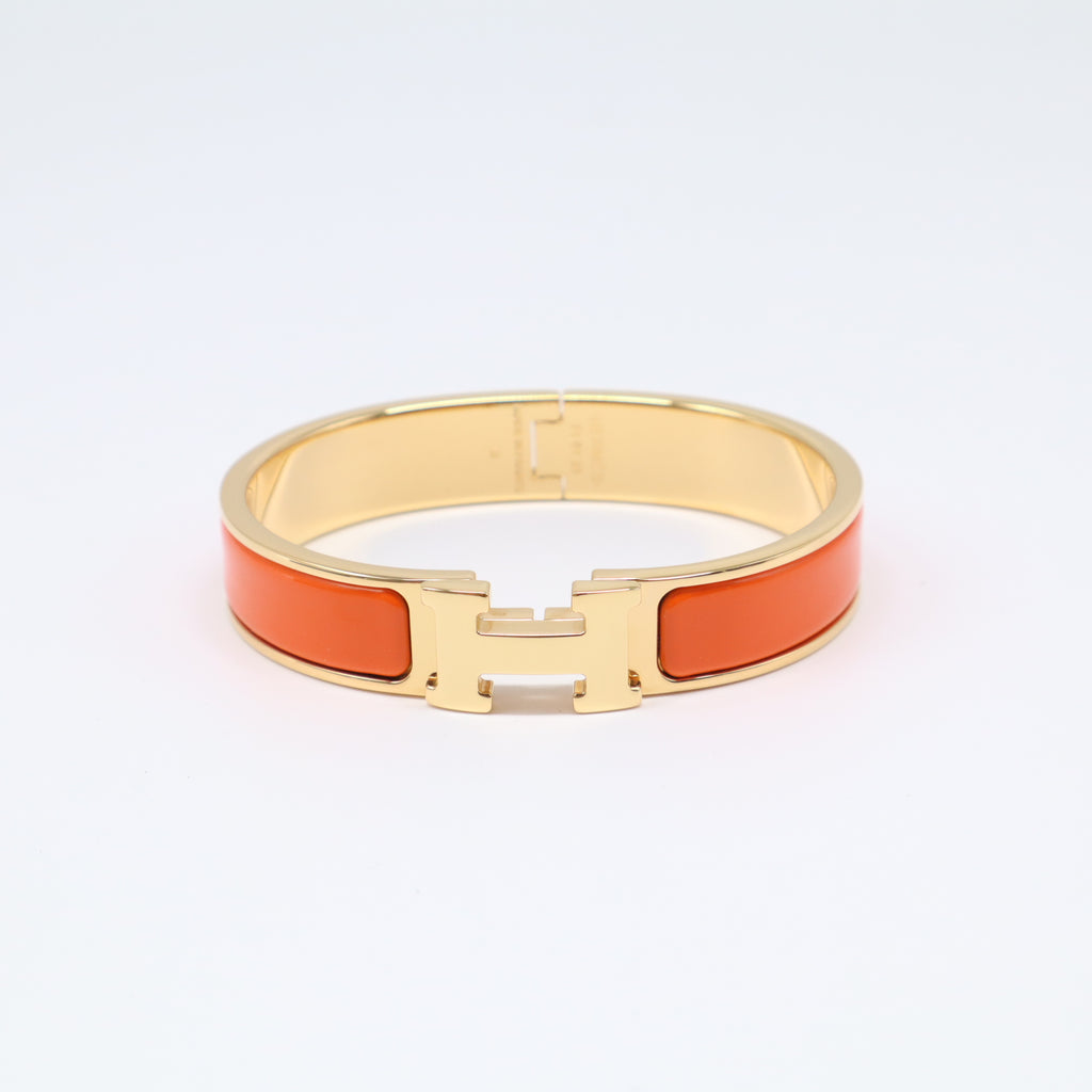 Hermes Clic H Enamel Bracelet W21519
