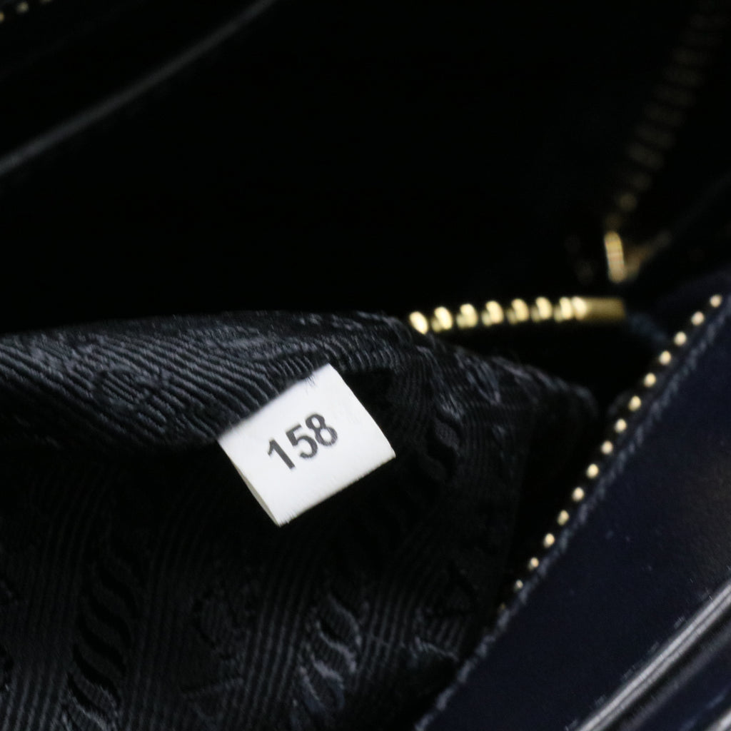 Convertible Open Tote Saffiano with Soft Calf Small