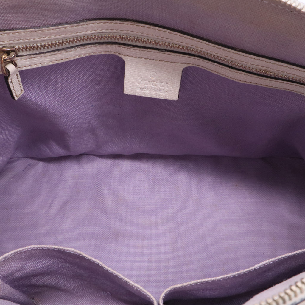 White Cowhide Handbag Bag