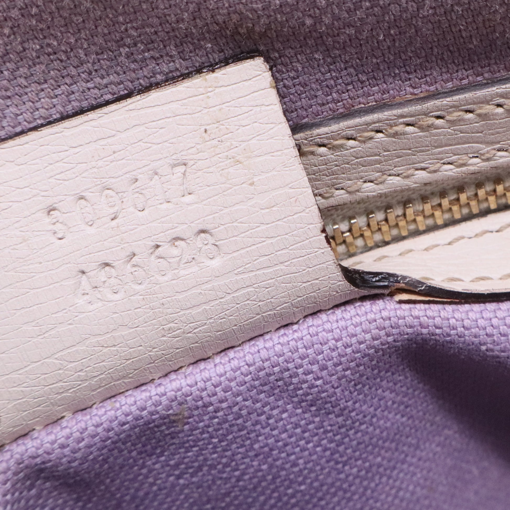White Cowhide Handbag Bag