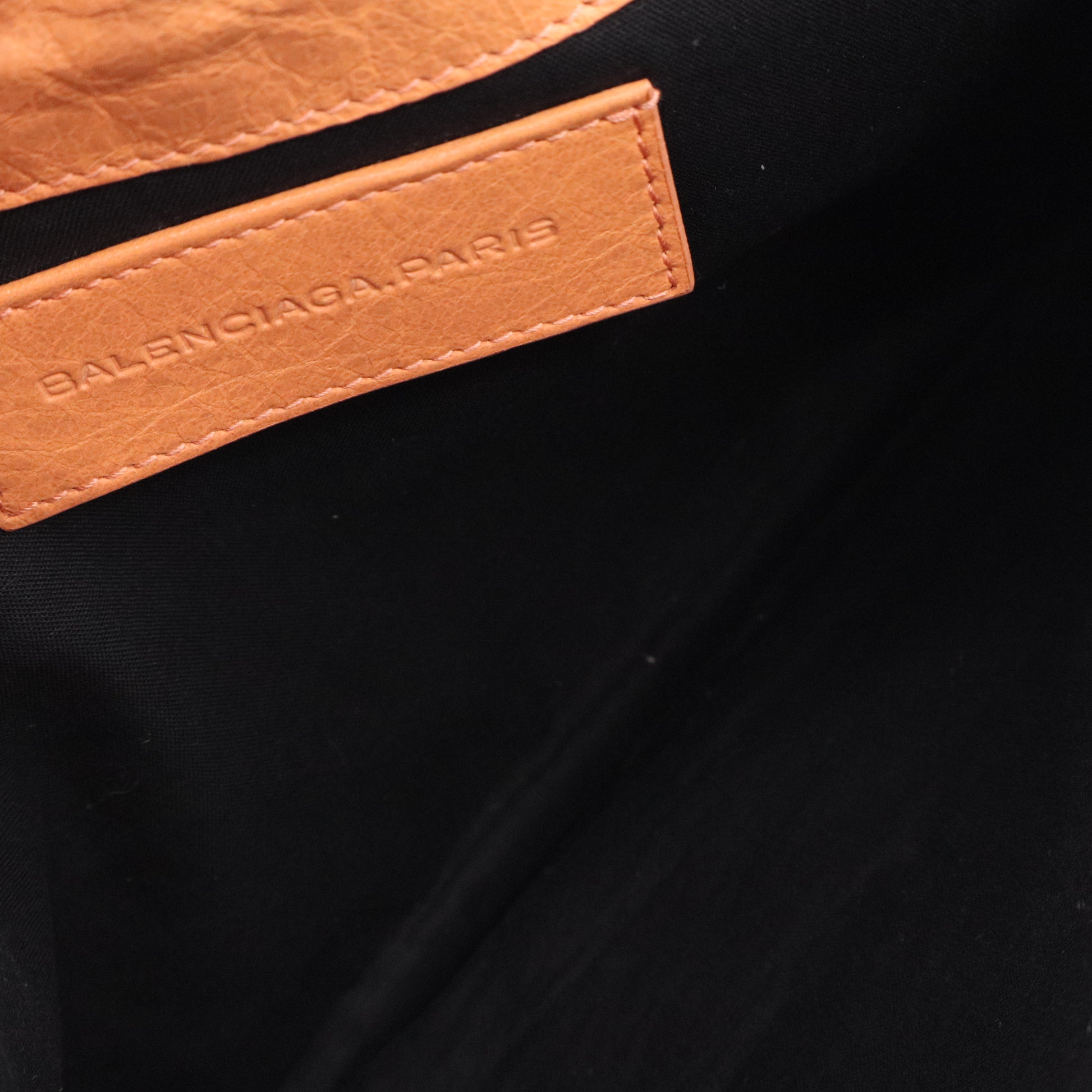 Balenciaga Mandarin Lambskin Leather Giant 21 Envelope Clutch Bag B20506