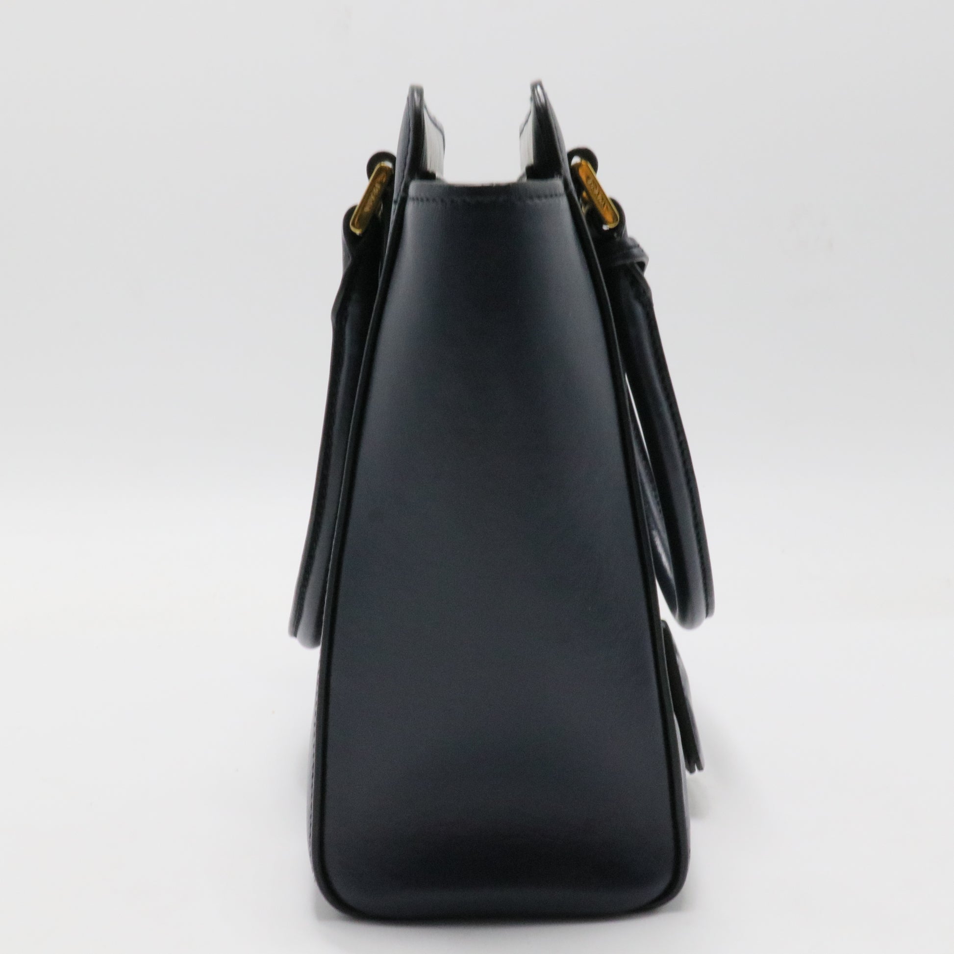Convertible Open Tote Saffiano with Soft Calf Small