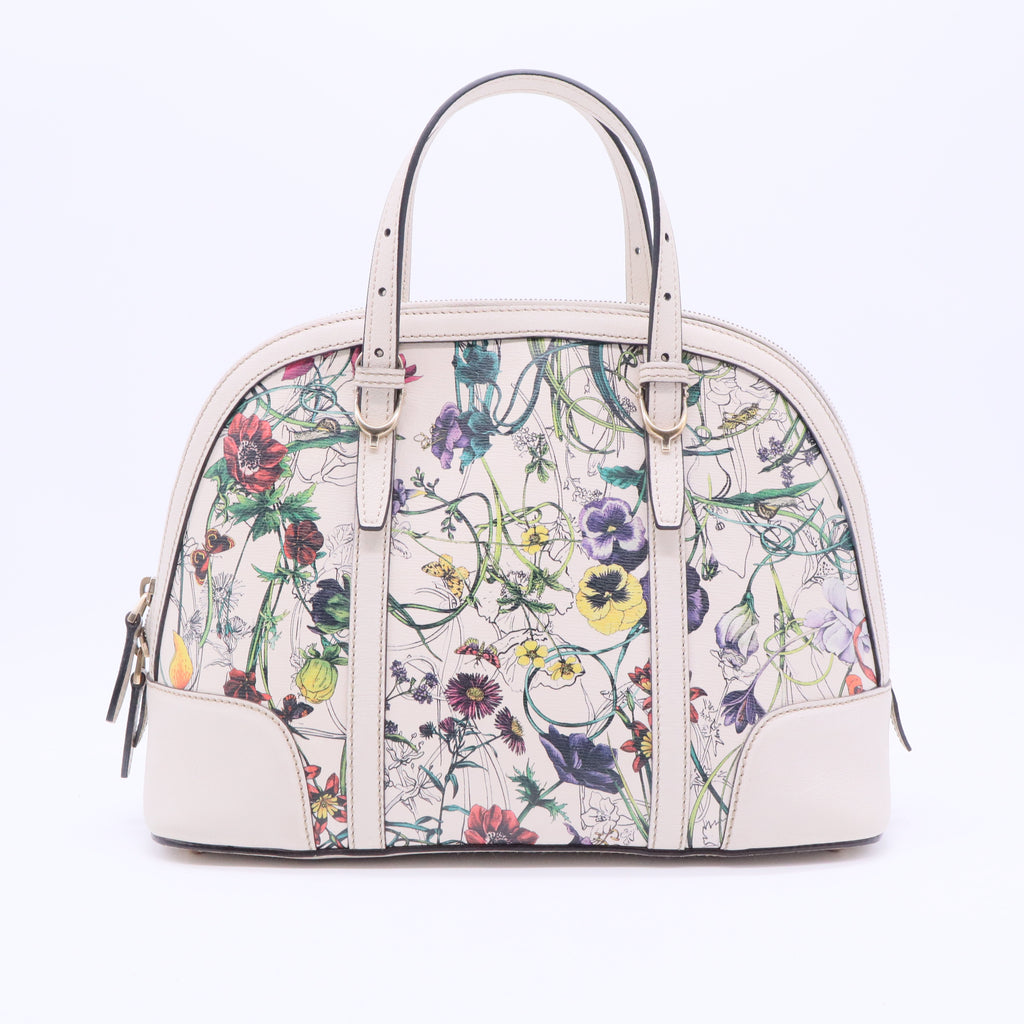 White Cowhide Handbag Bag