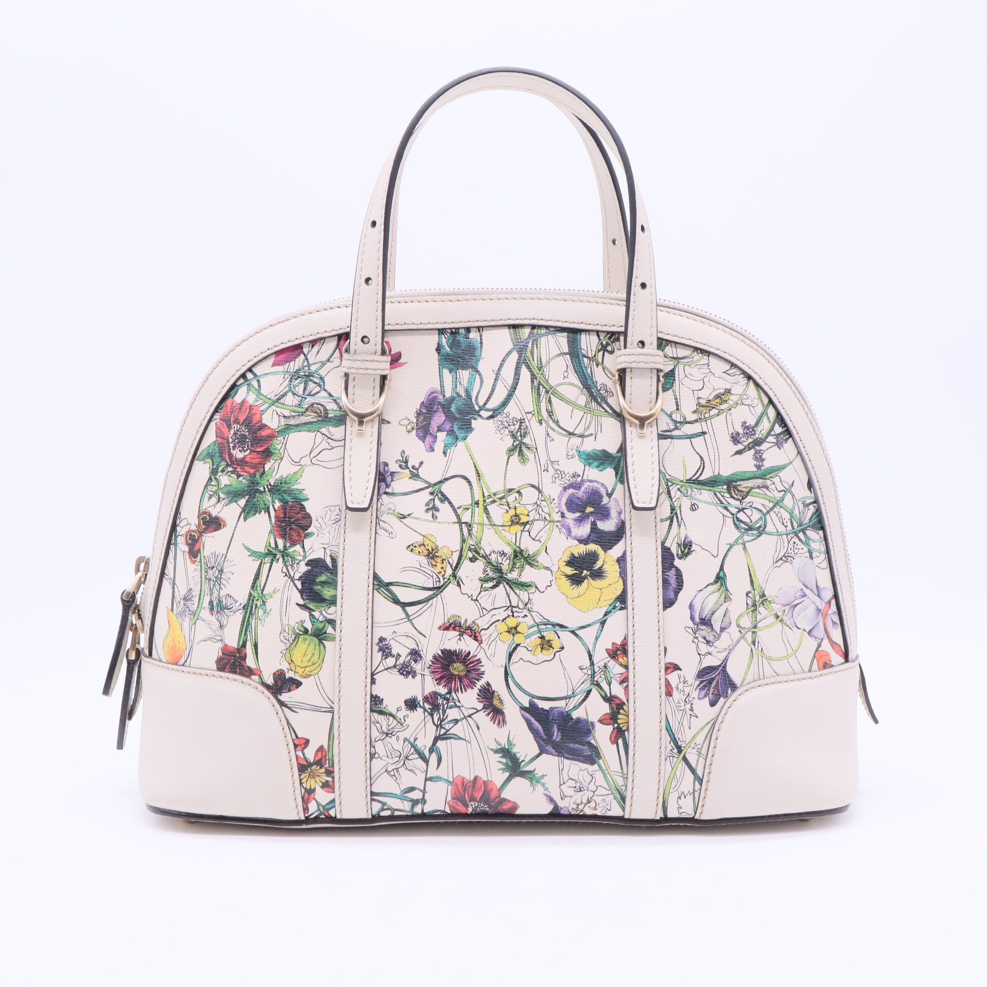 White Cowhide Handbag Bag