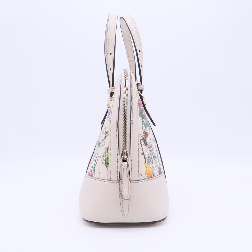 White Cowhide Handbag Bag