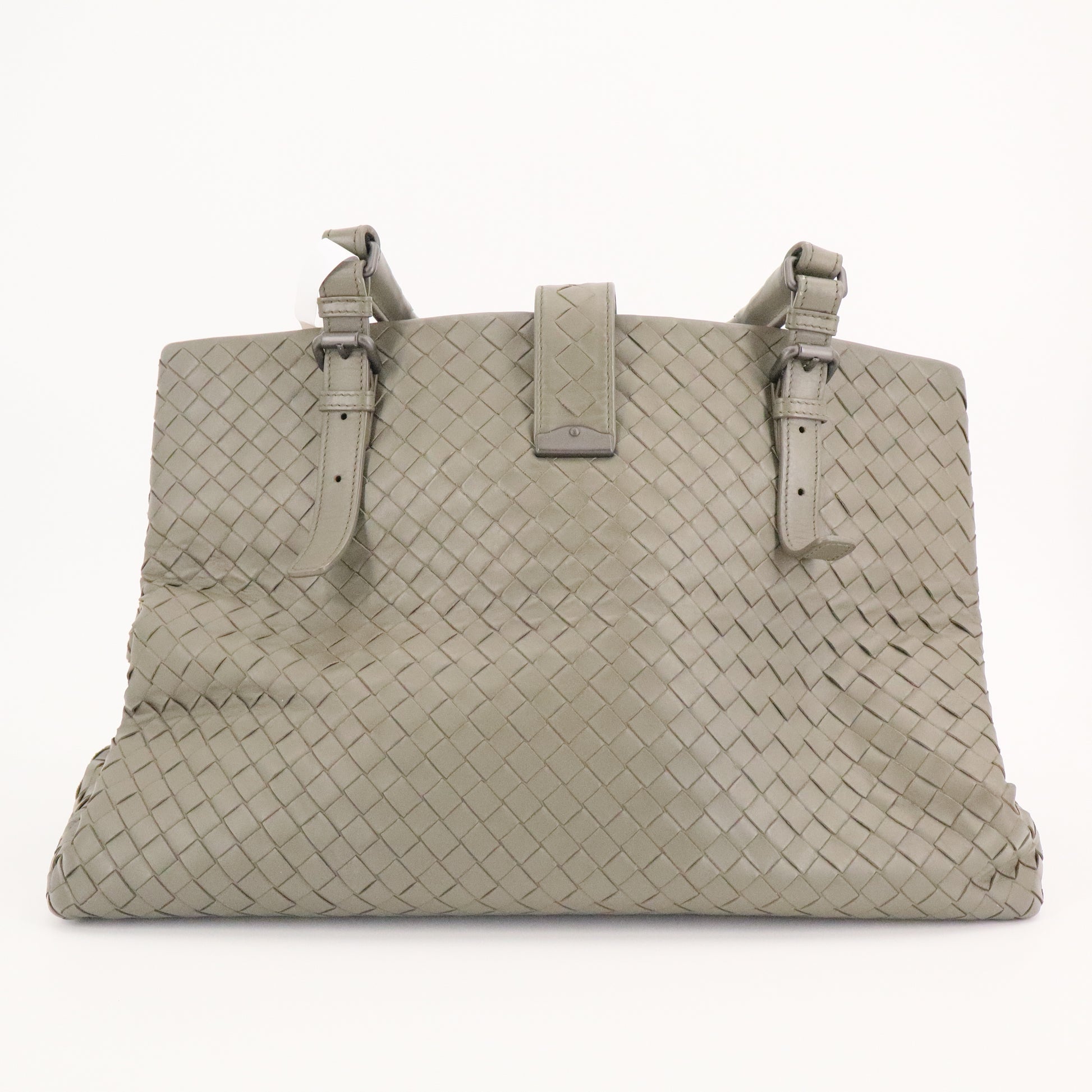 Leather Intrecciato Roma Tote Shadow twins