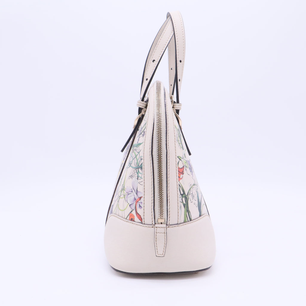 White Cowhide Handbag Bag