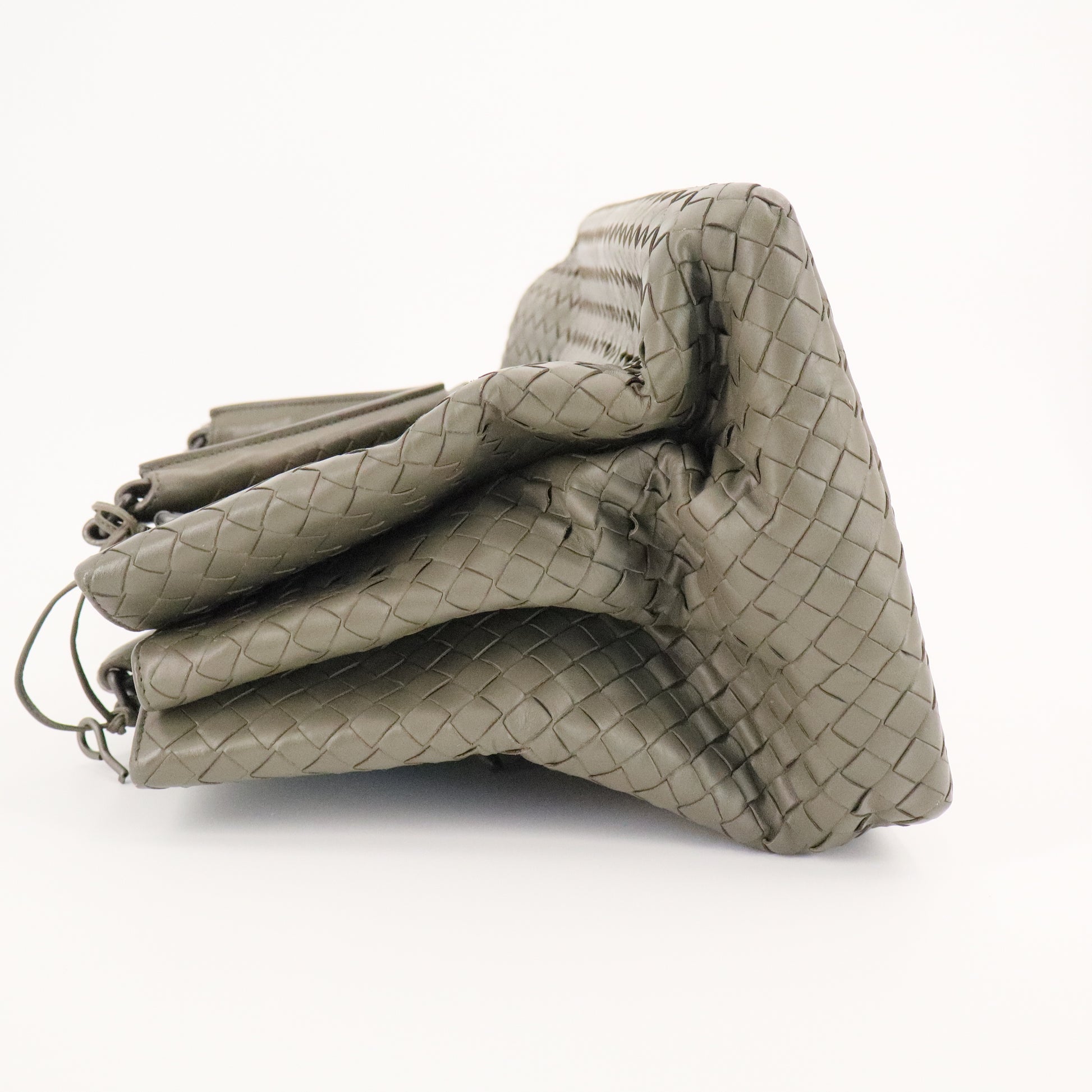 Leather Intrecciato Roma Tote Shadow twins