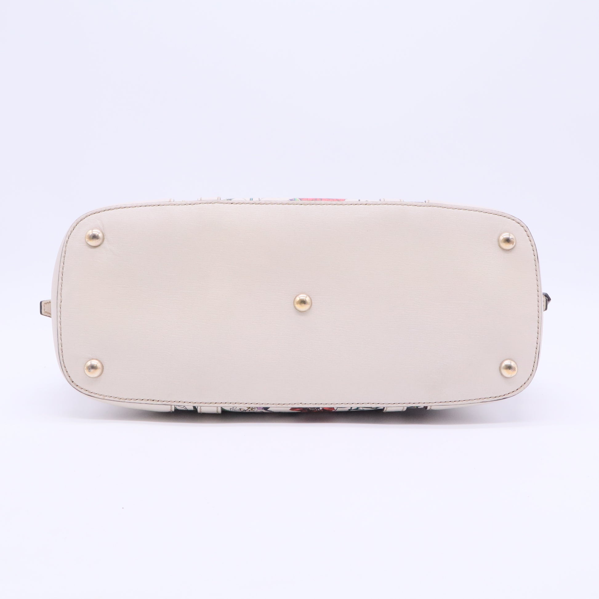 White Cowhide Handbag Bag