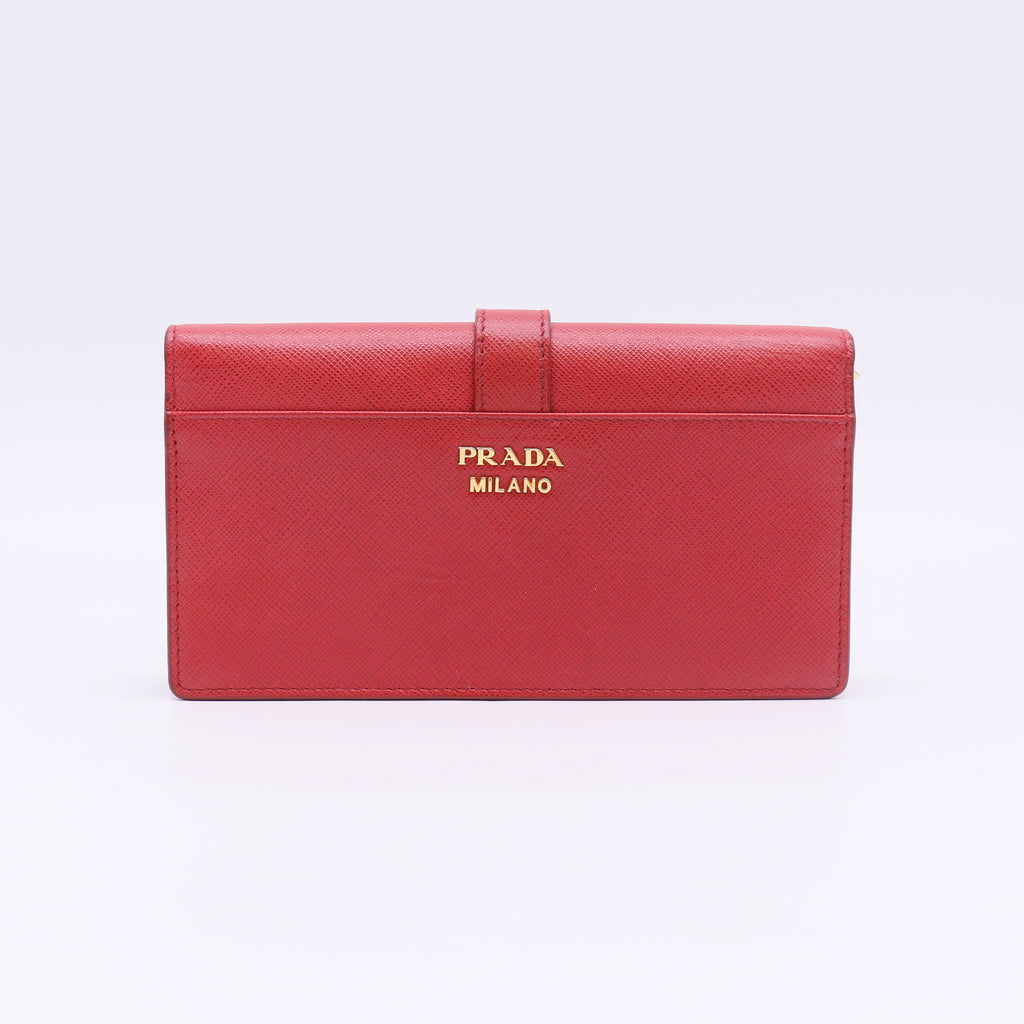 Prada Saffiano Cahier Wallet on Chain / Clutch B23420