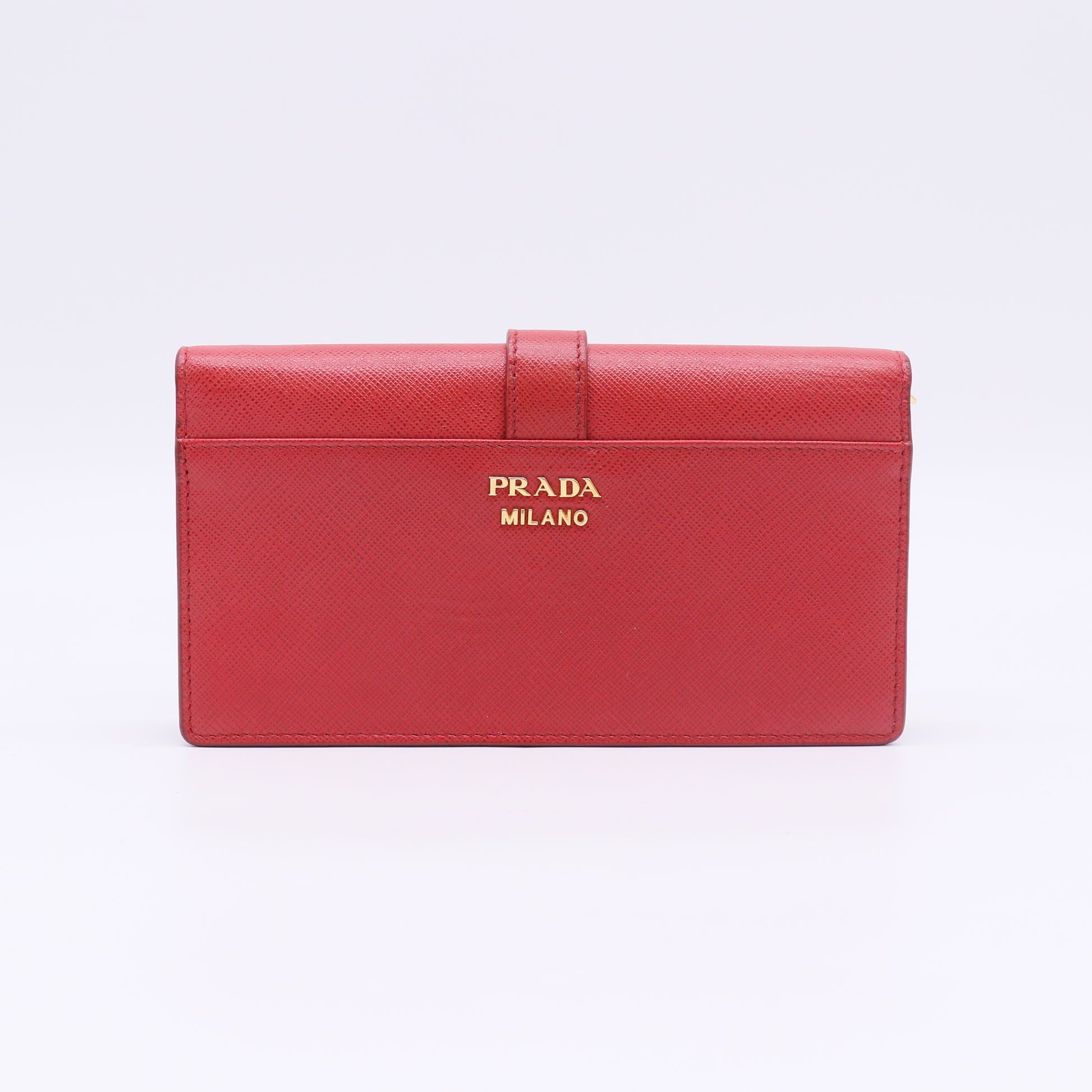 Prada Saffiano Cahier Wallet on Chain / Clutch B23420