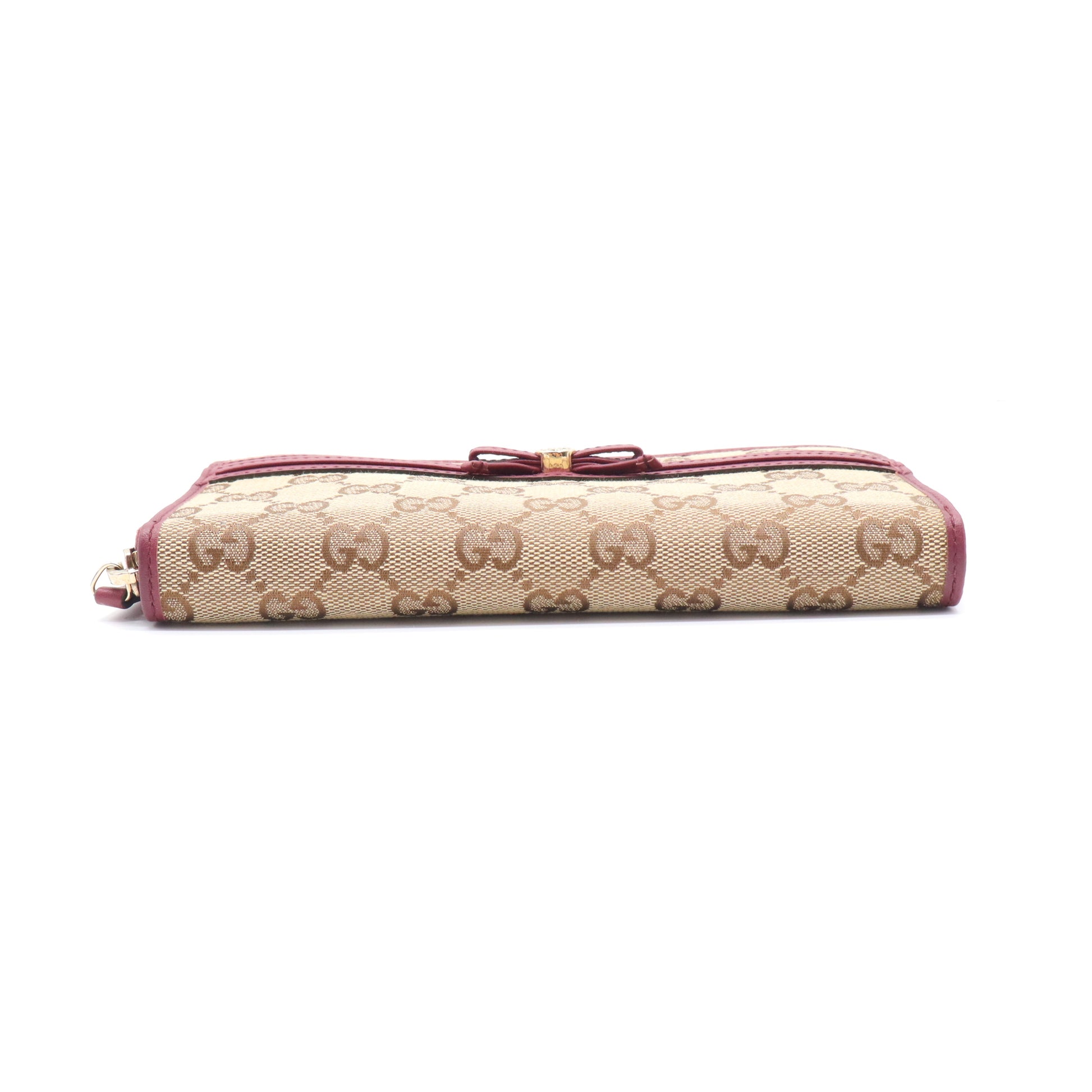 Gucci Mayfair GG Canvas Zip Around Long Wallet W21476