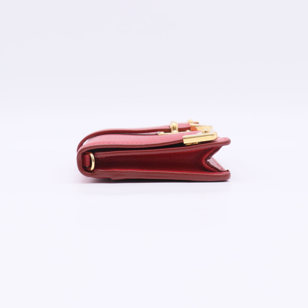 Prada Saffiano Cahier Wallet on Chain / Clutch B23420