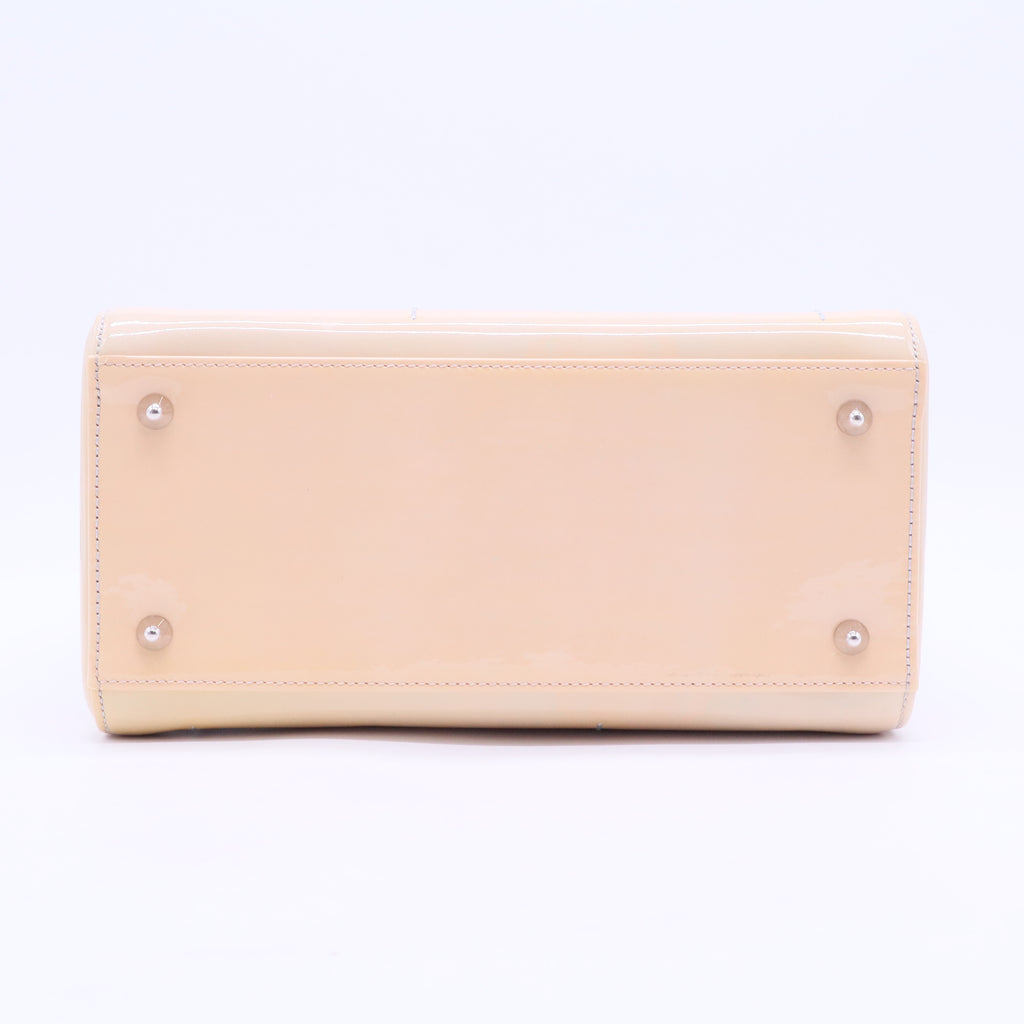 Medium Ombre Patent Cannage Lady Dior satchel