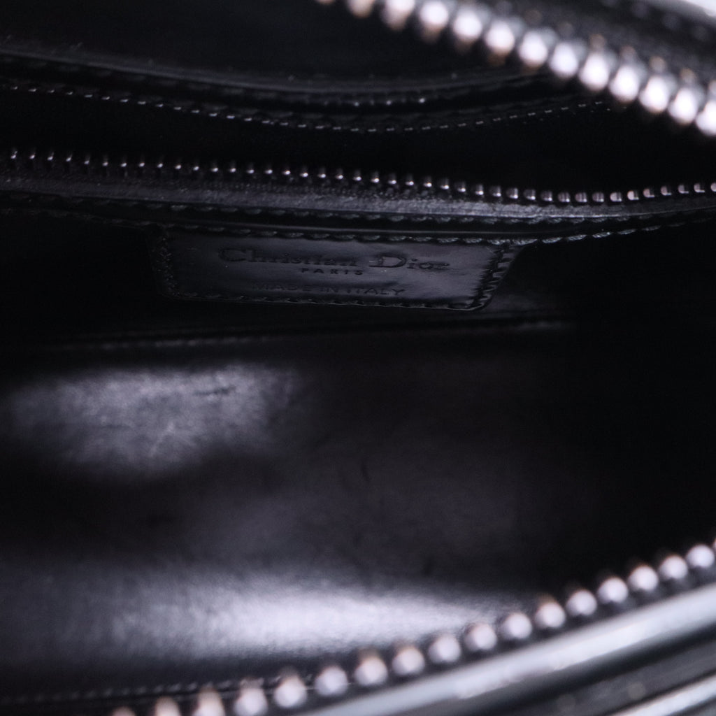 Medium Patent Lady Dior satchel