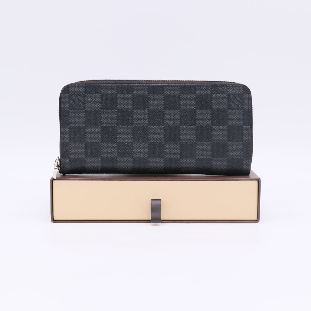 Damier Graphite Coated Canvas Zippy Vertical Wallet W22667