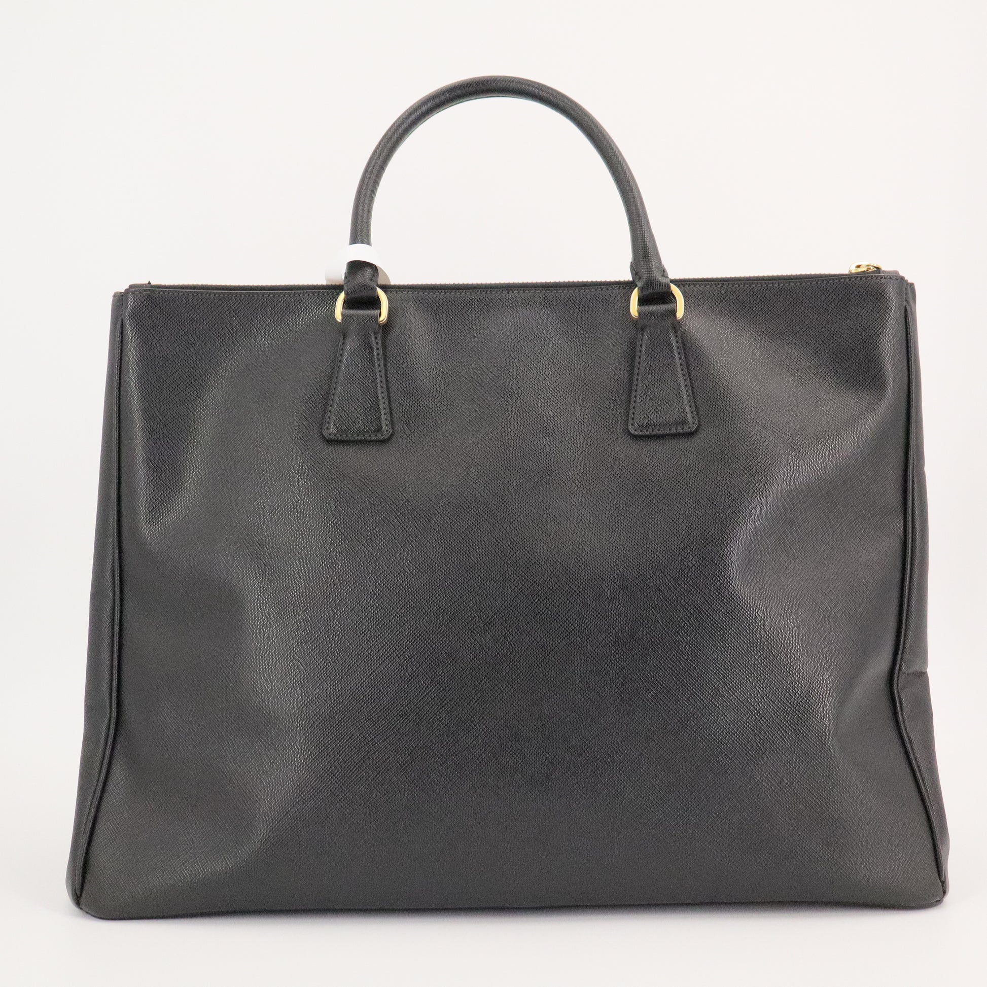 Saffiano Lux Extra Large Tote Black twins