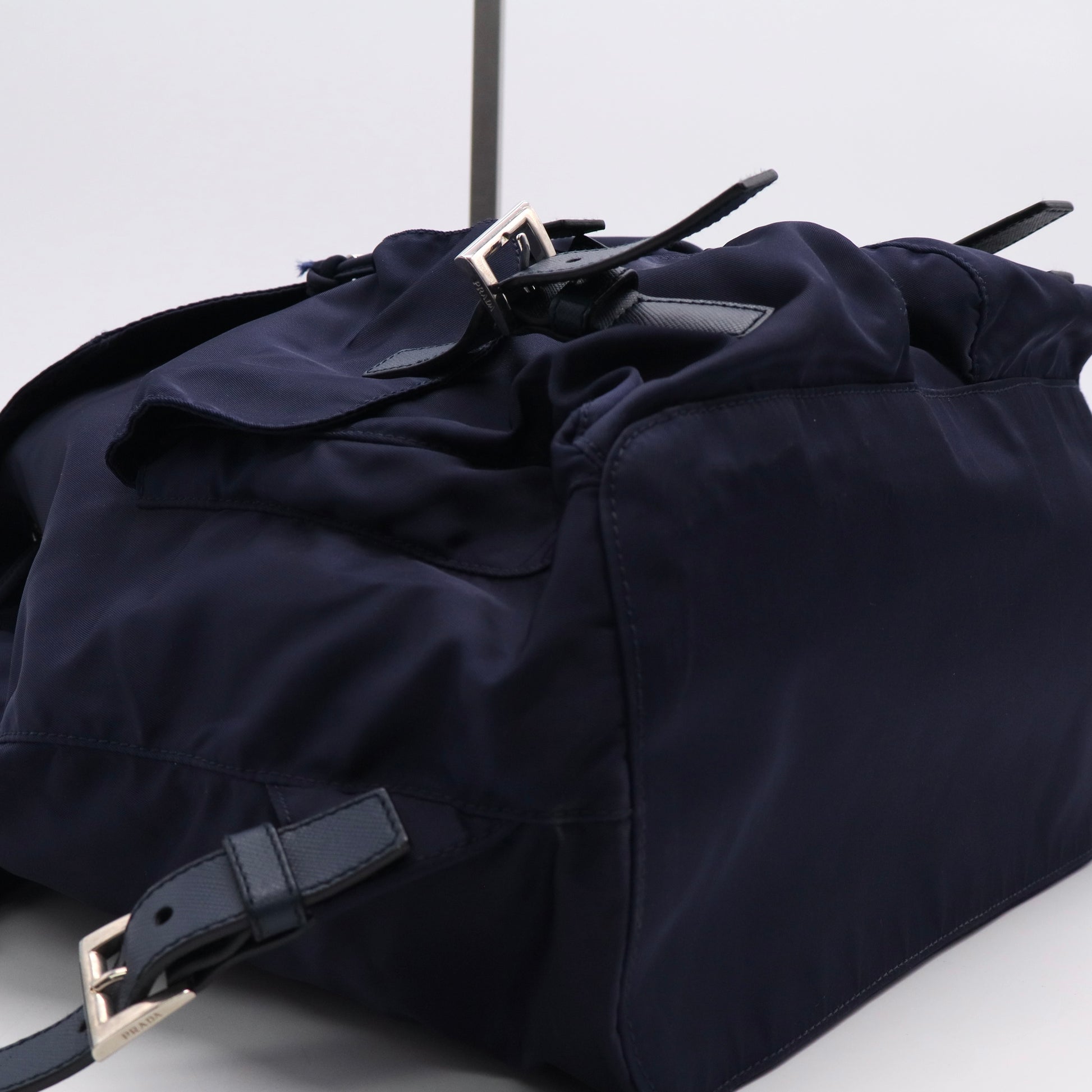 Tessuto Nylon Saffiano Vela Medium Backpack Baltico Twins ldj3077