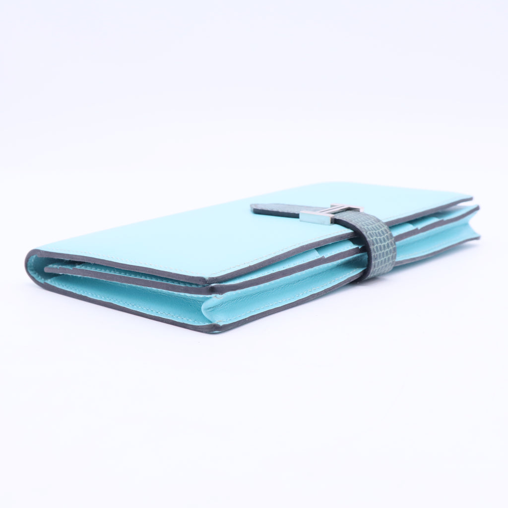 Blue Lizard Leather Bearn Wallet