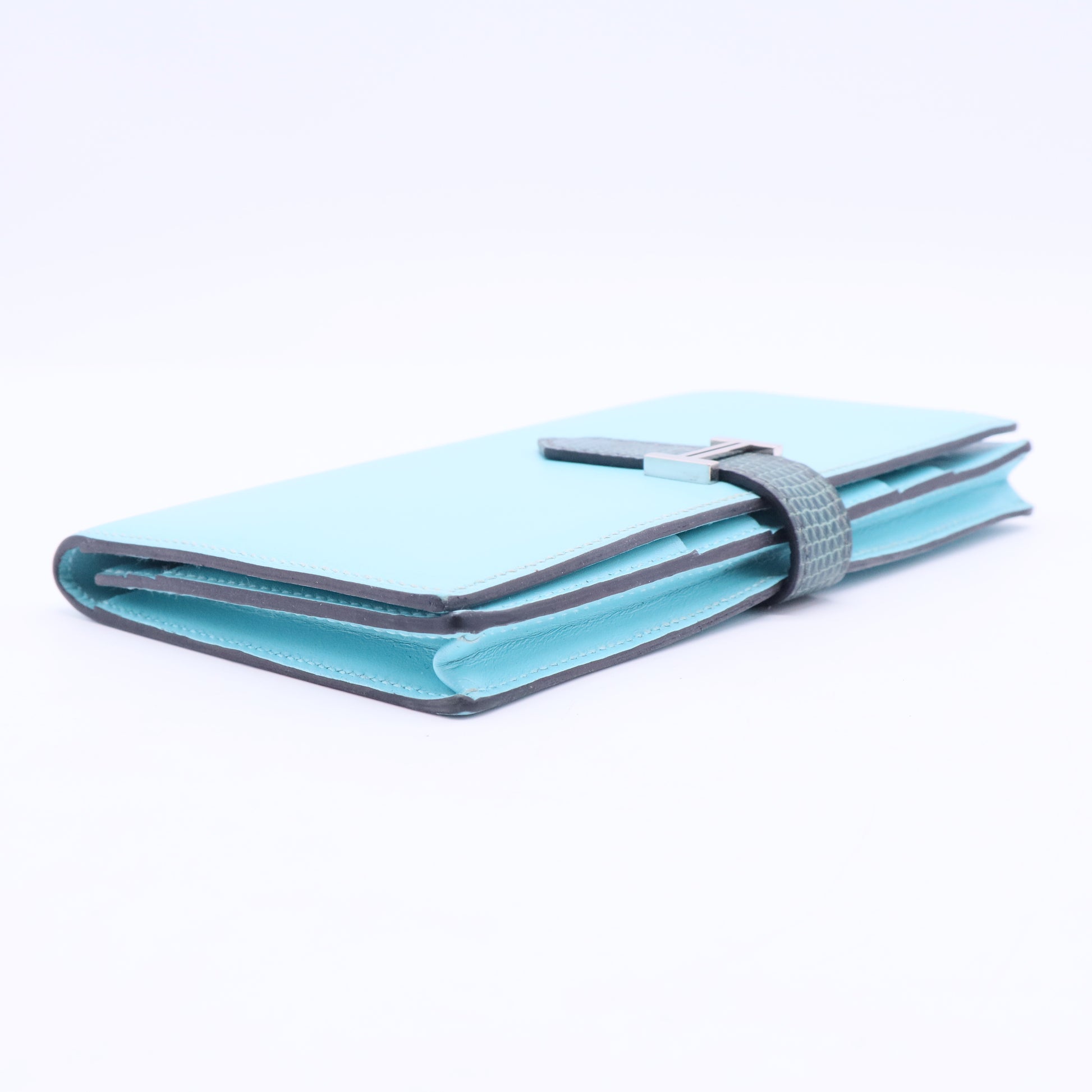 Blue Lizard Leather Bearn Wallet