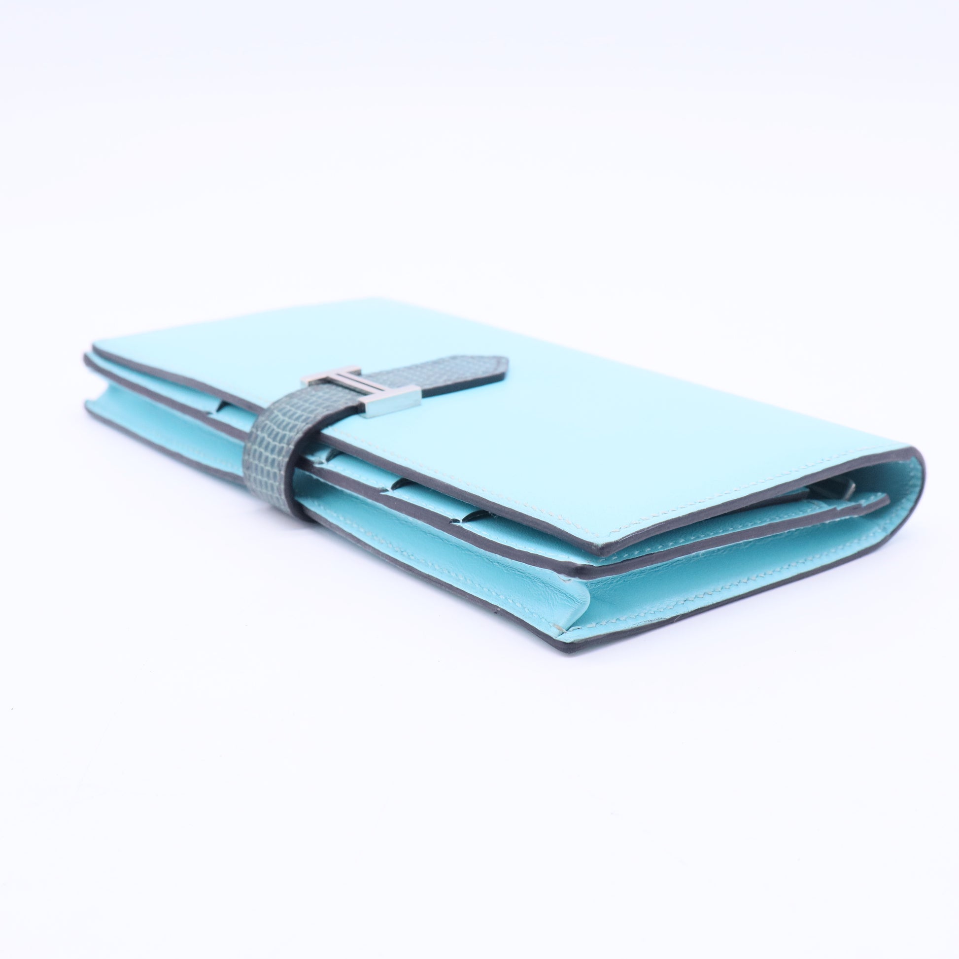 Blue Lizard Leather Bearn Wallet