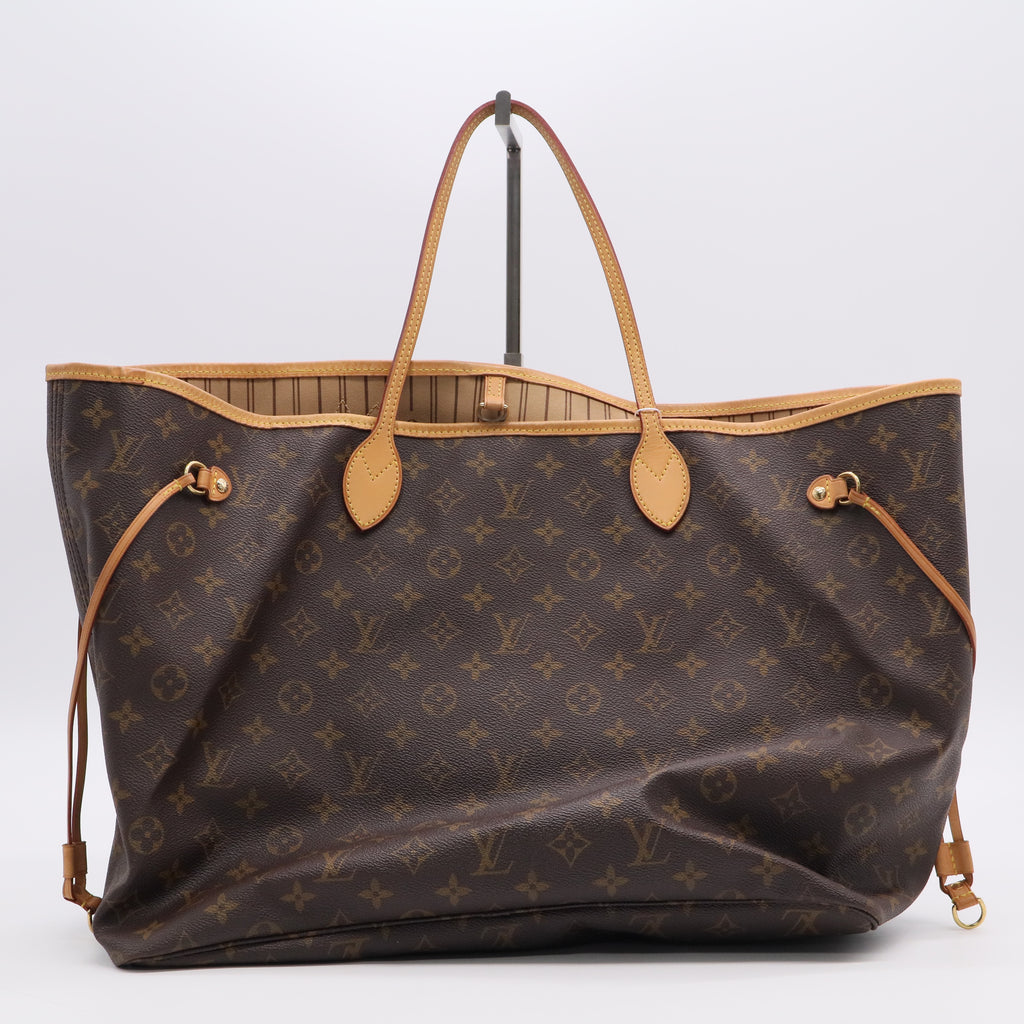 Monogram Stamped Inside Out Neverfull Bandouliere GM TWINS B20361
