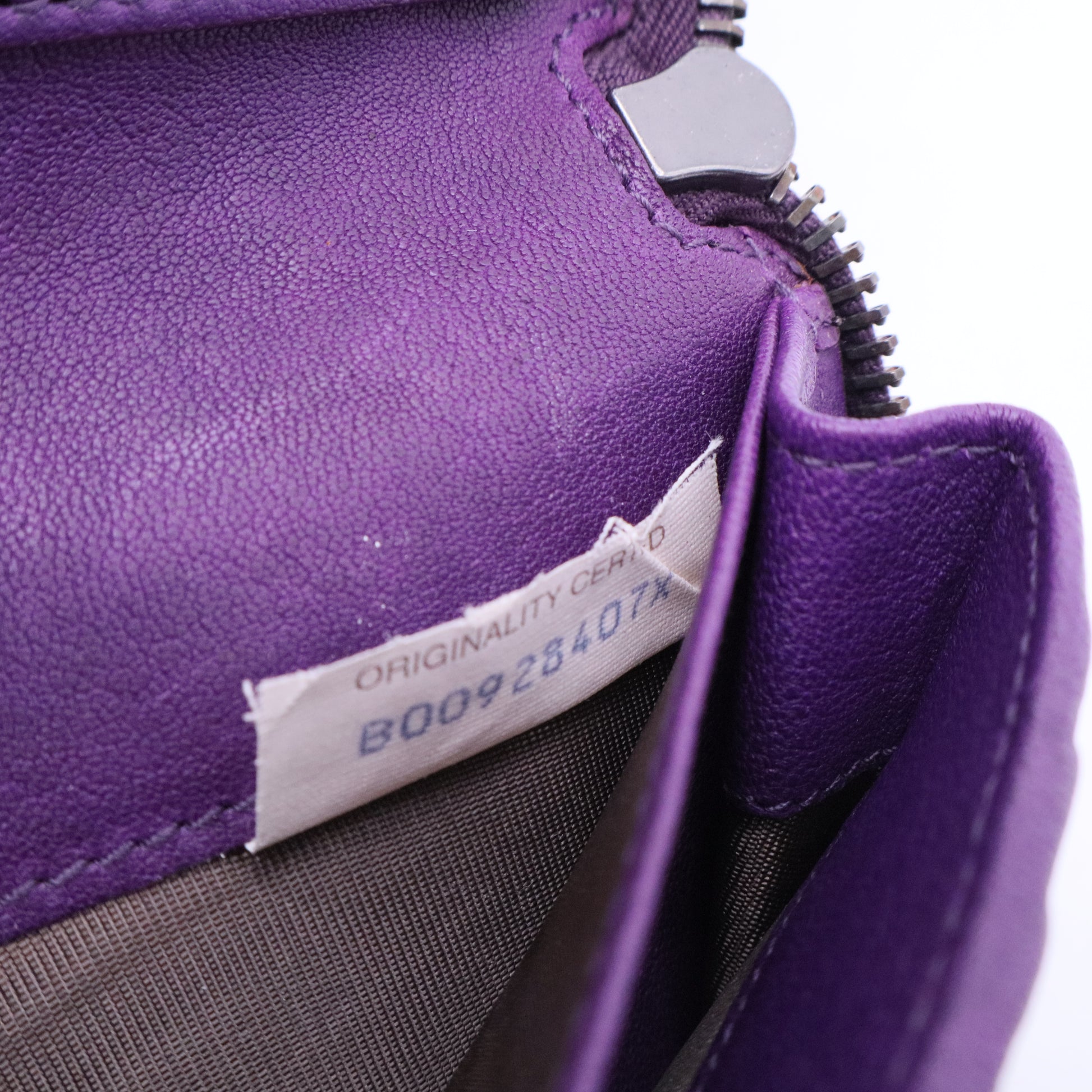 Nappa Intrecciato Zip Around Wallet