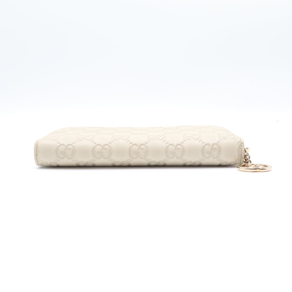 Gucci Guccissima GG Pierce Zip Around Long Wallet W21697