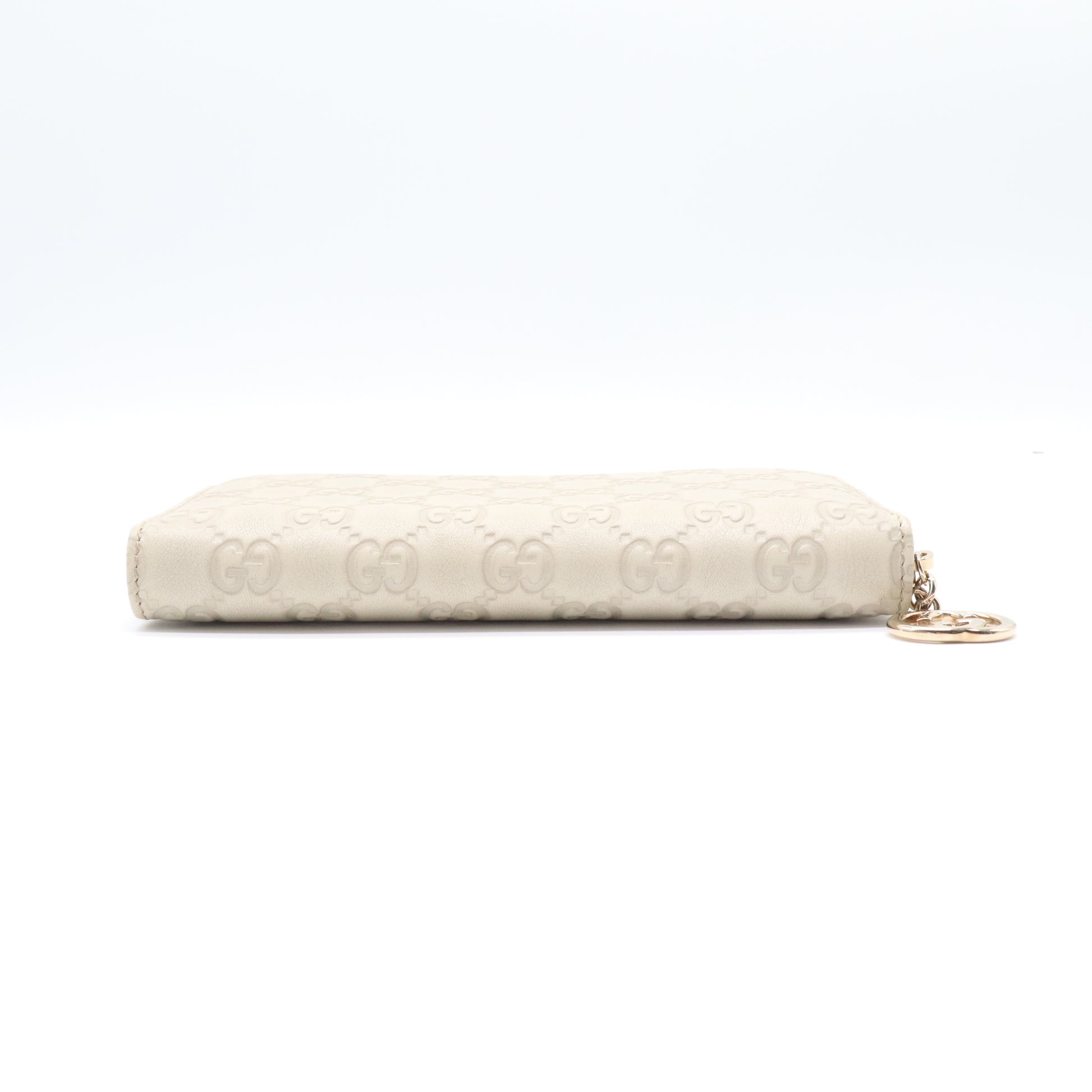 Gucci Guccissima GG Pierce Zip Around Long Wallet W21697