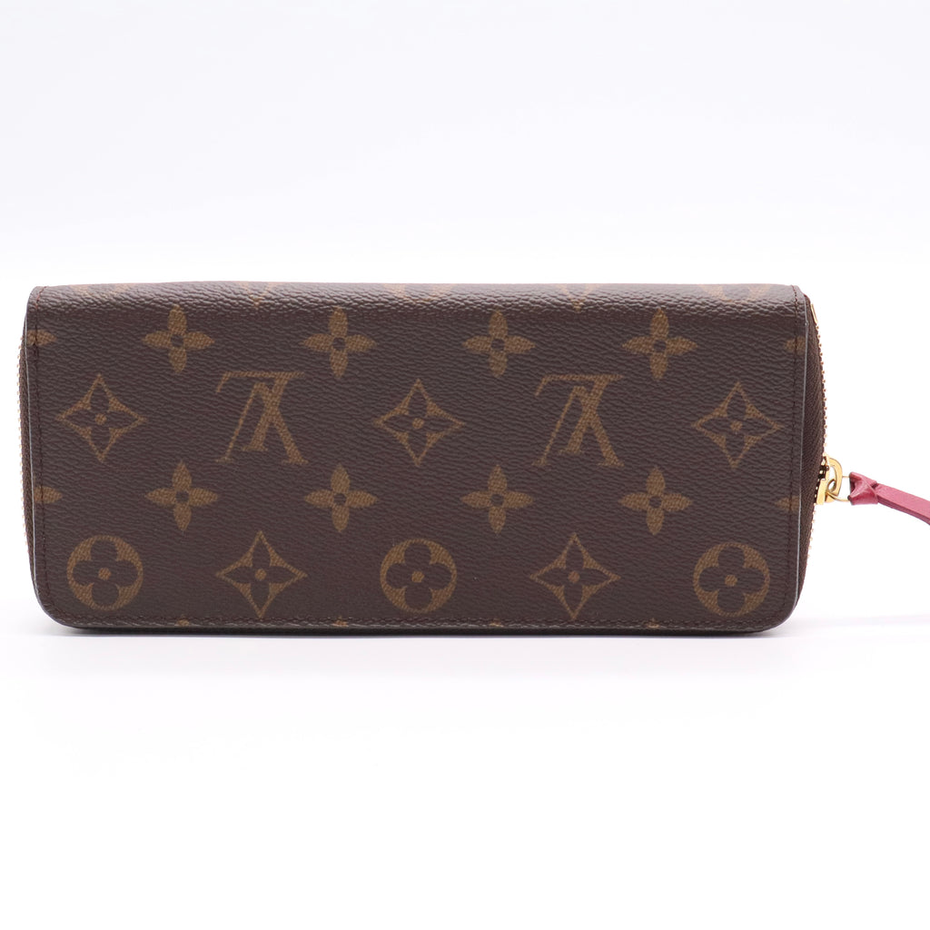 Monogram Clemence Wallet Rose Ballerine  W20403