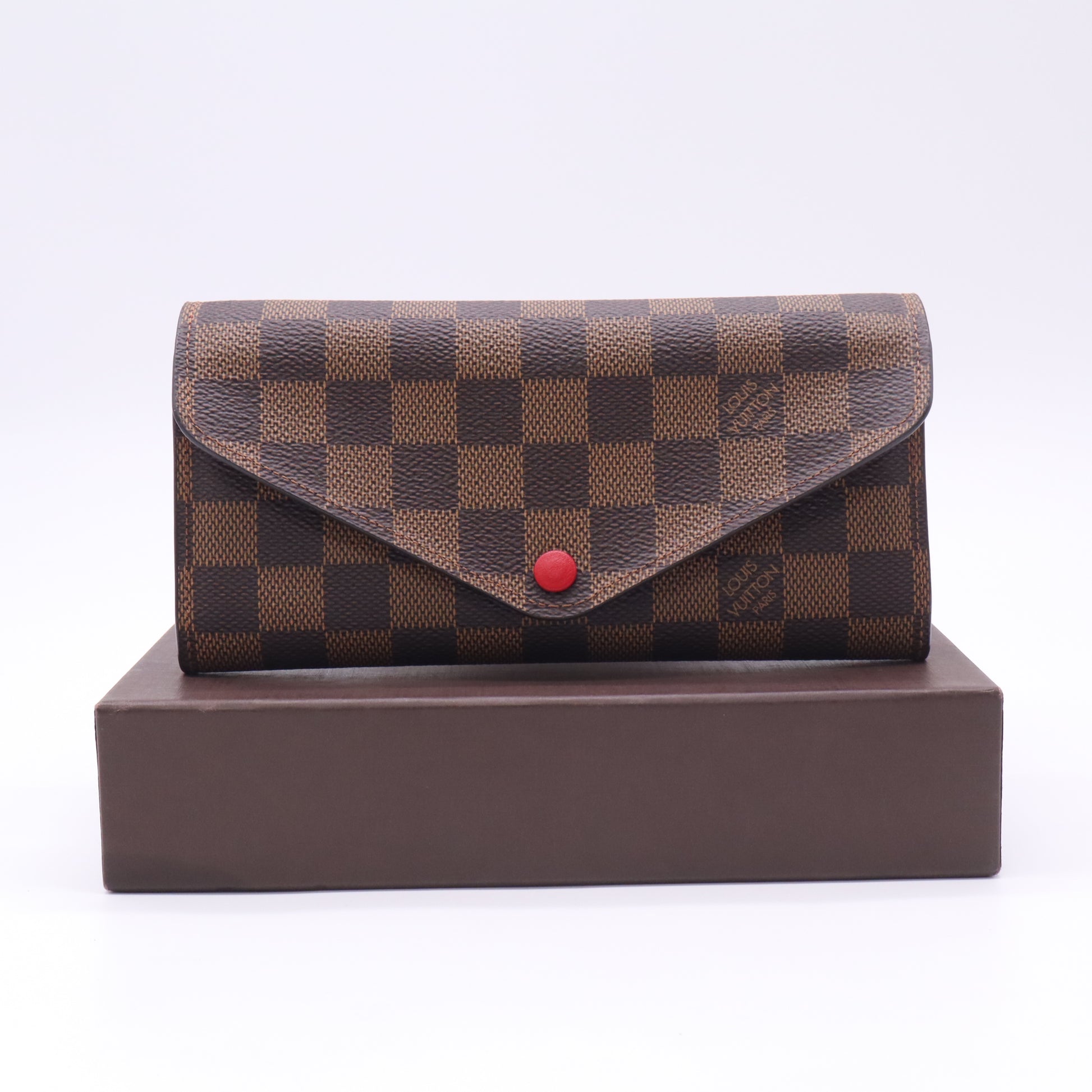 Damier Canvas Rouge Josephine Wallet W22713