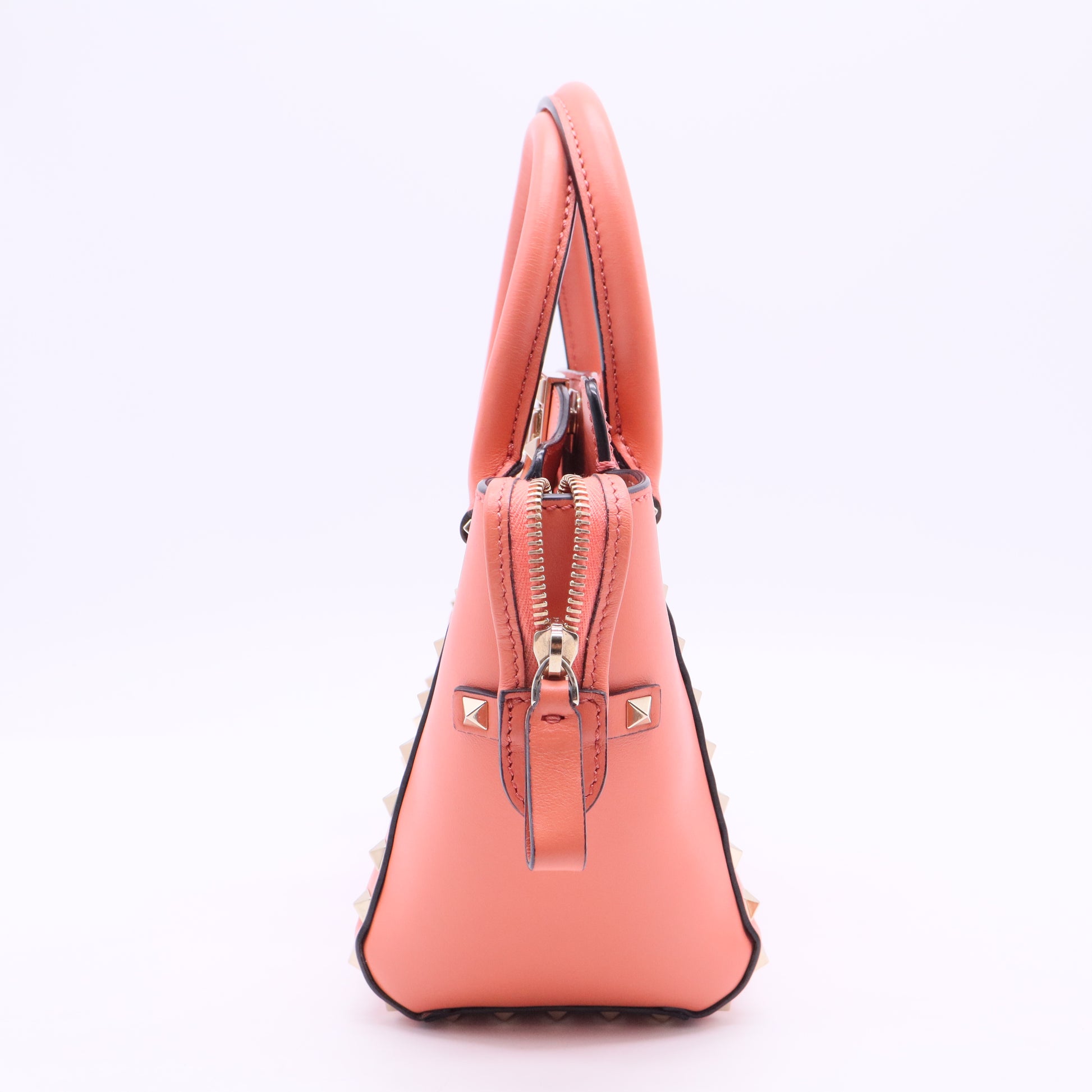 Rockstud Tote Rigid Leather Mini