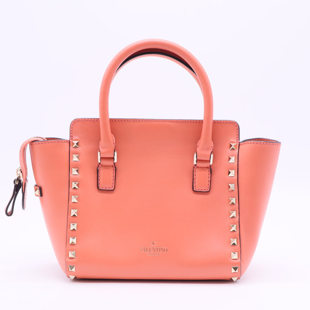 Rockstud Tote Rigid Leather Mini