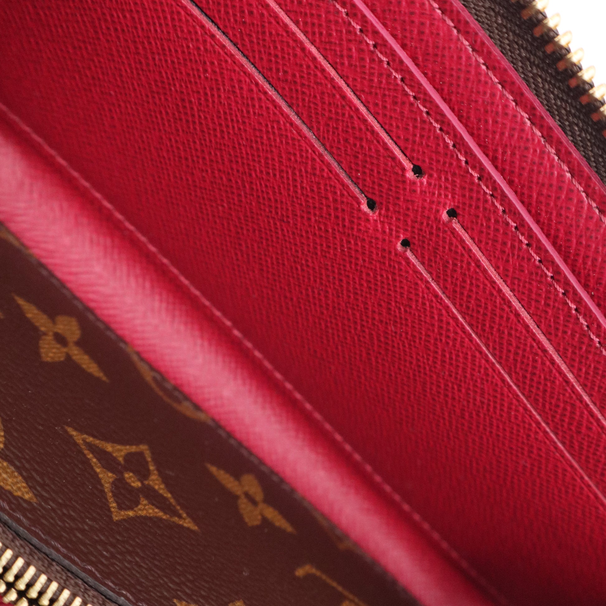 Monogram Clemence Wallet Rose Ballerine  W20403