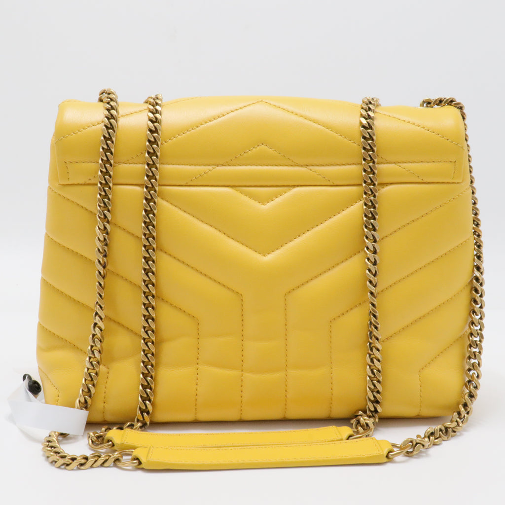 Loulou Shoulder Bag Matelasse Chevron Leather Small